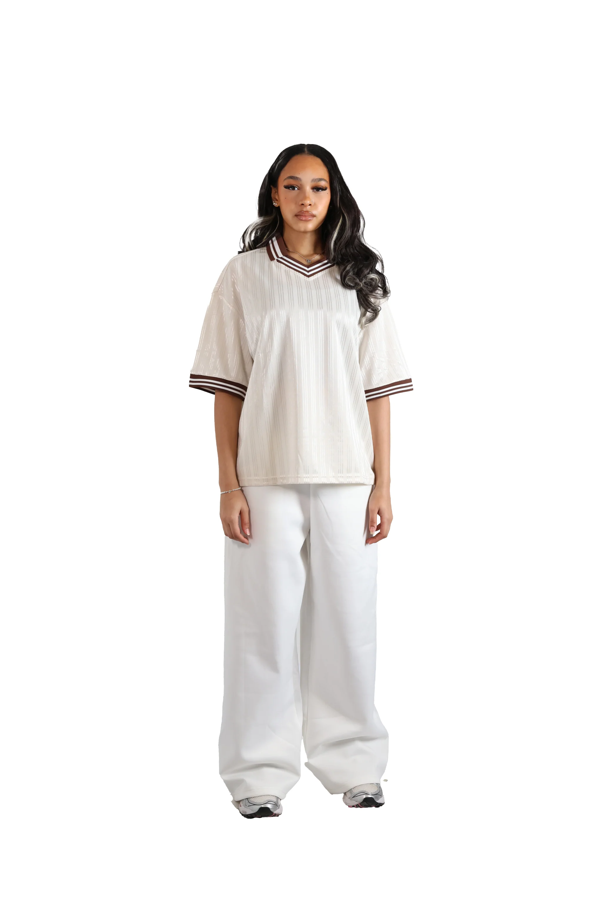 Beige Stripe Jersey 150gsm - Image 10