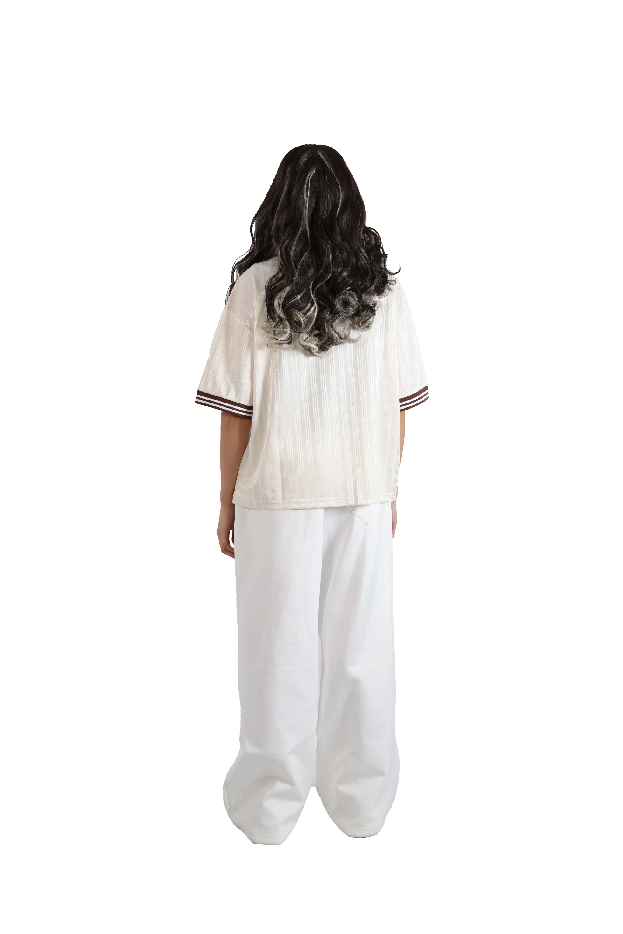 Beige Stripe Jersey 150gsm - Image 14
