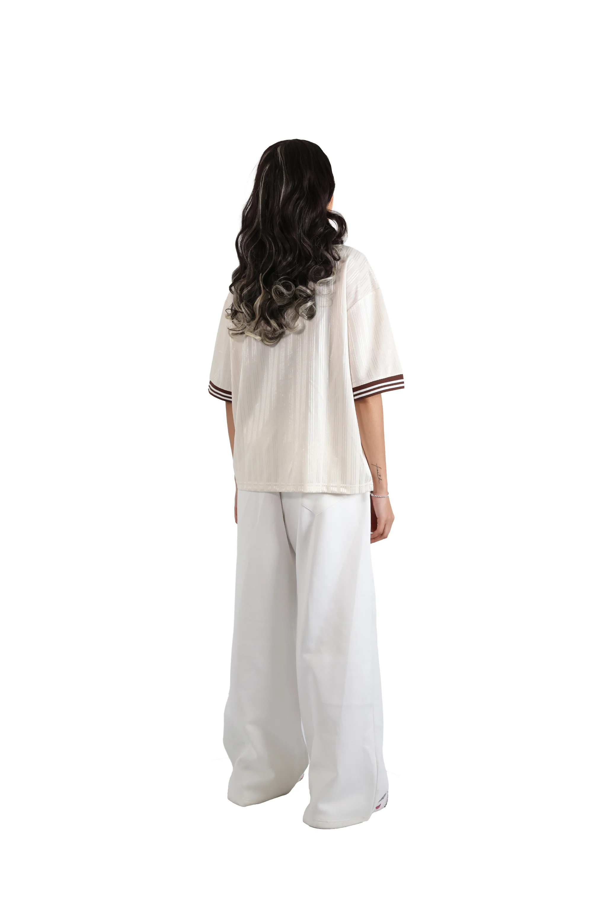 Beige Stripe Jersey 150gsm - Image 15