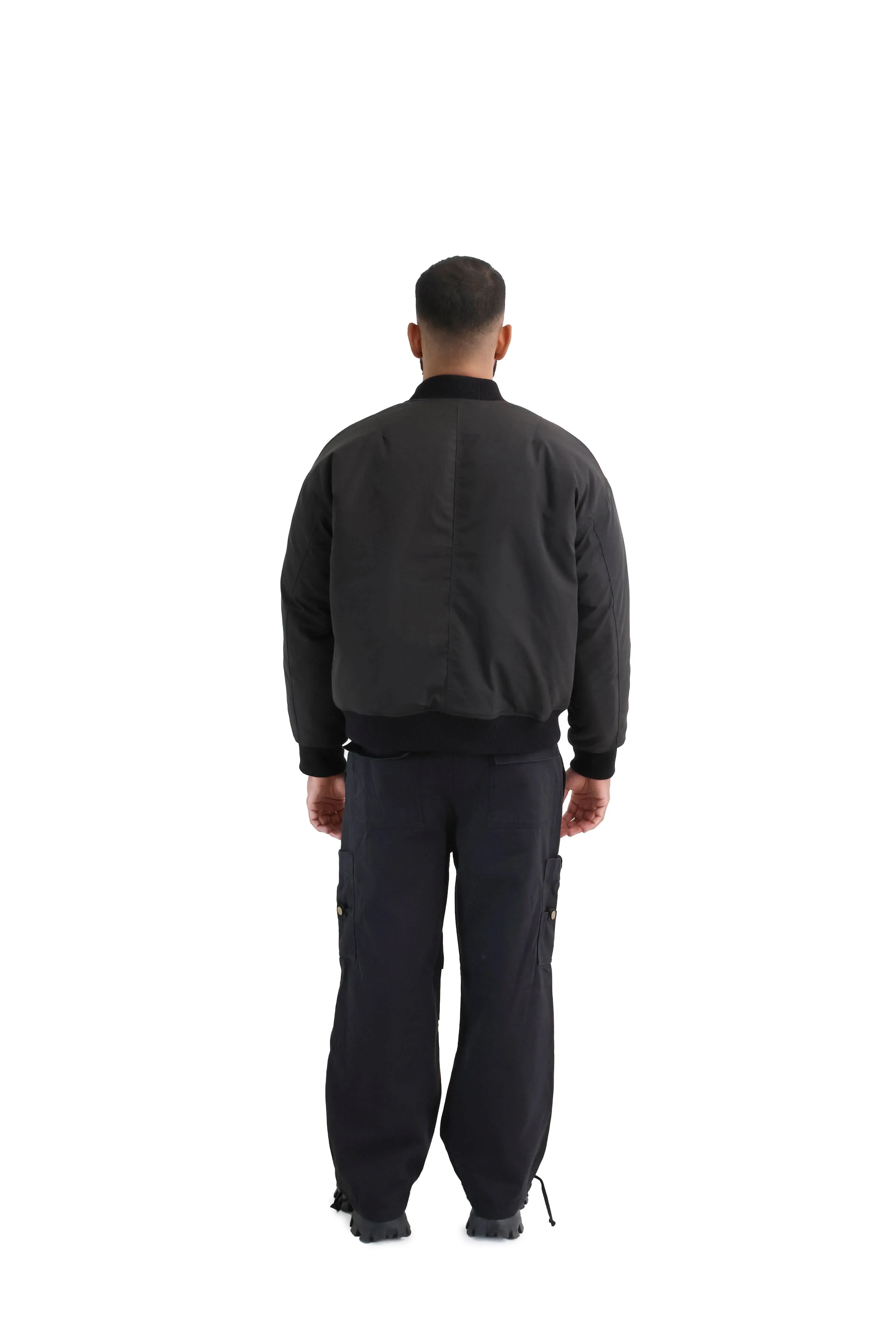 Cropped Bomber Jacket - Image 6