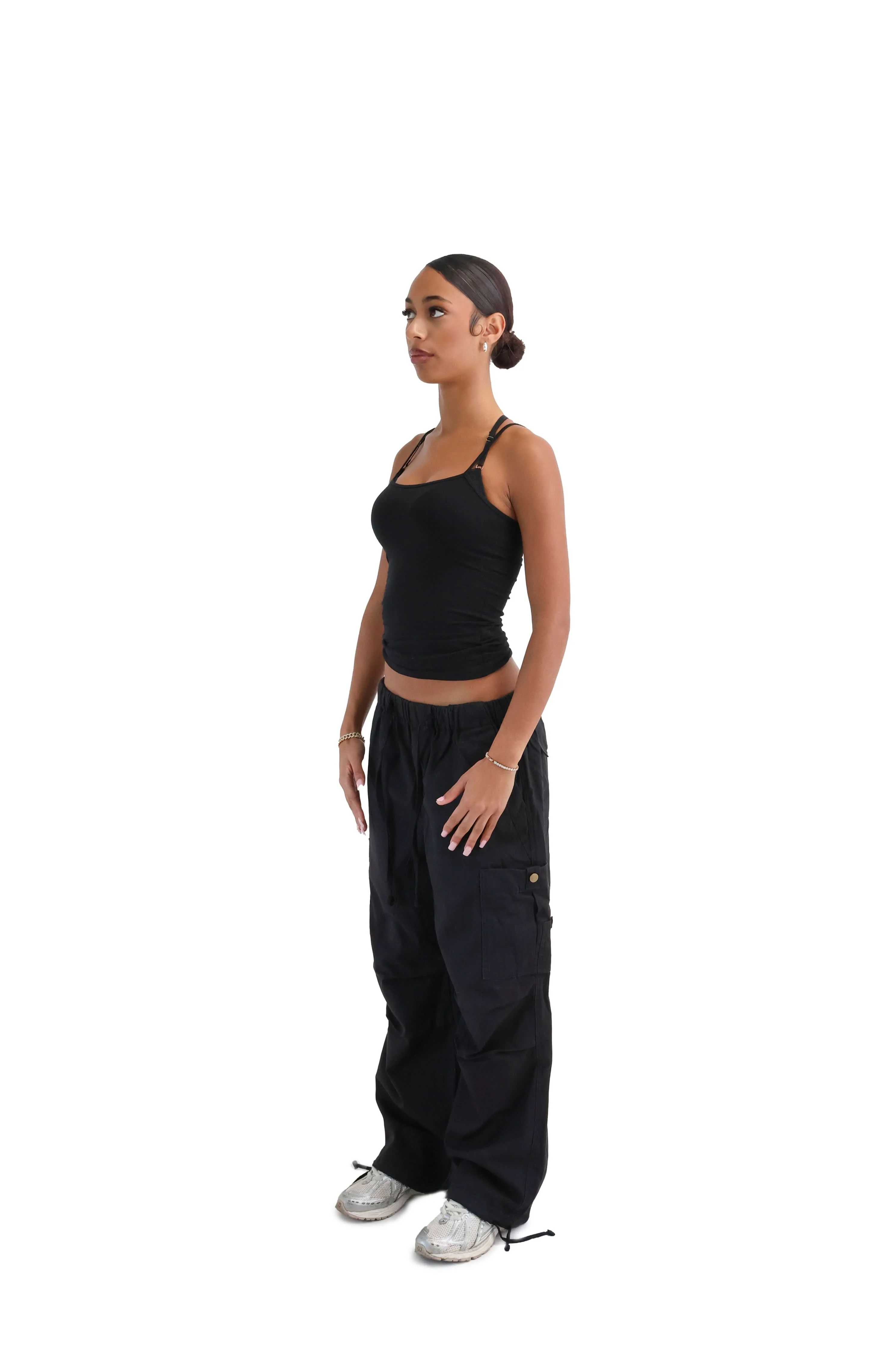 Wide Leg Cargo Trousers - Image 10