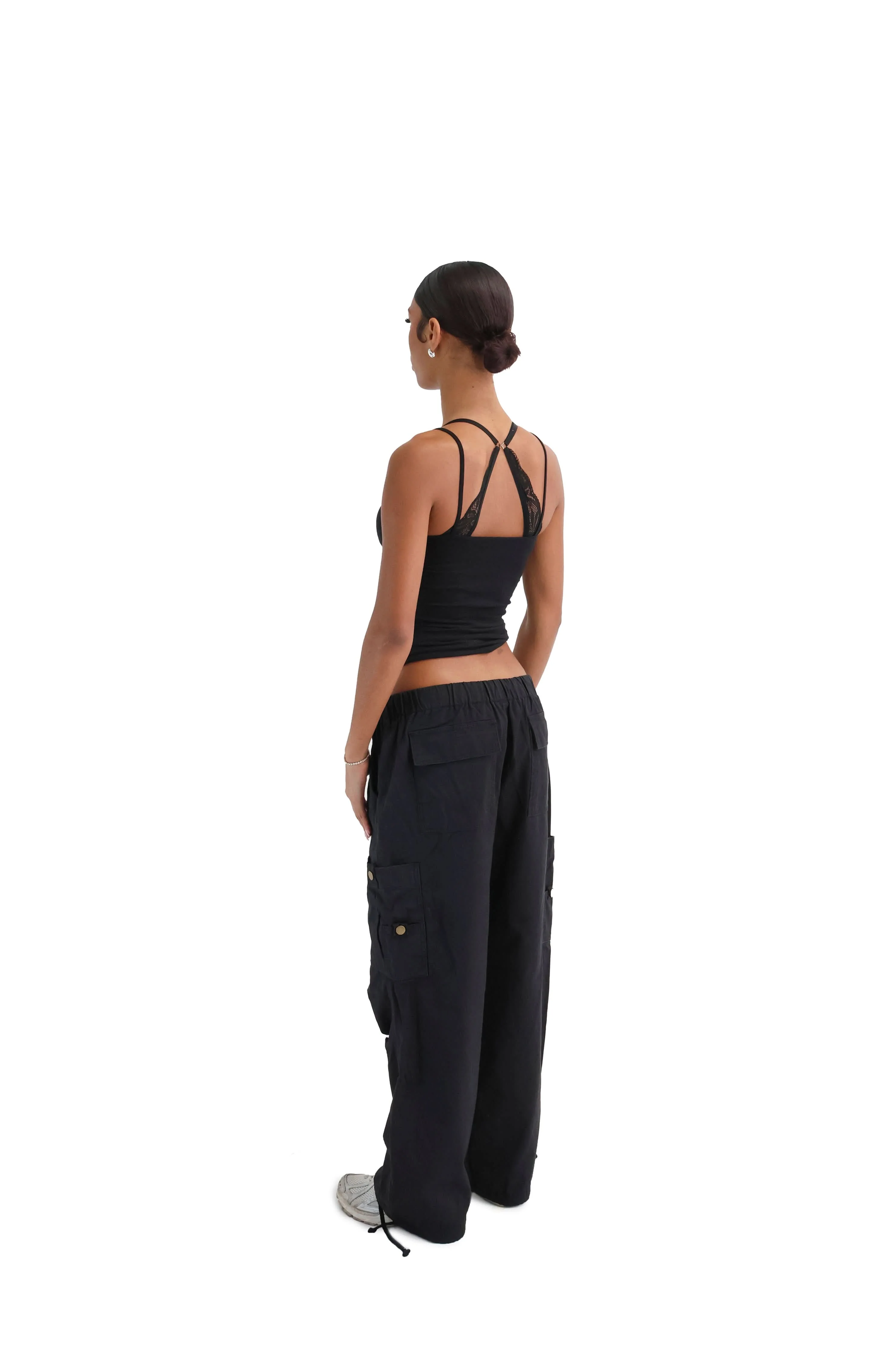 Wide Leg Cargo Trousers - Image 12