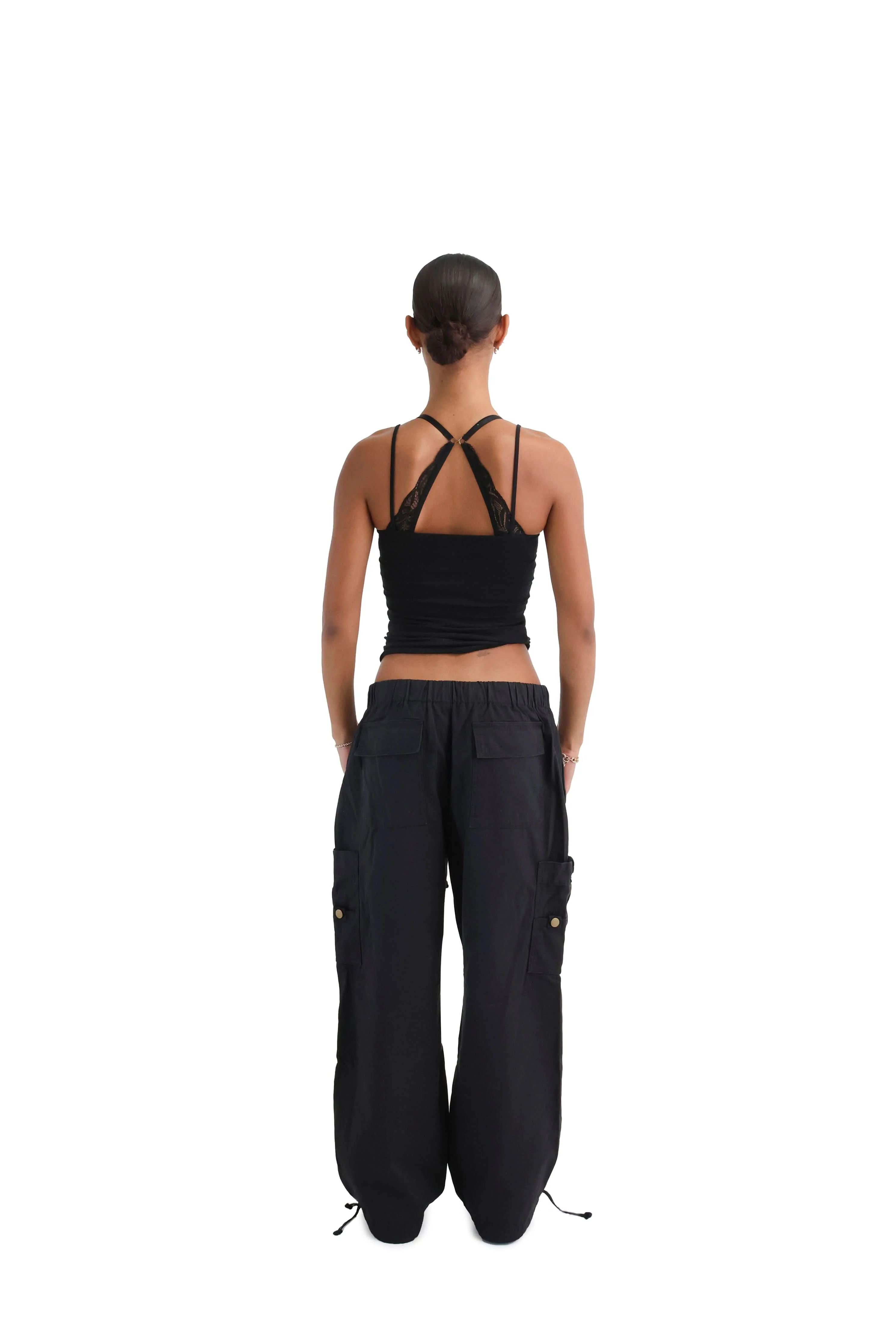Wide Leg Cargo Trousers - Image 13