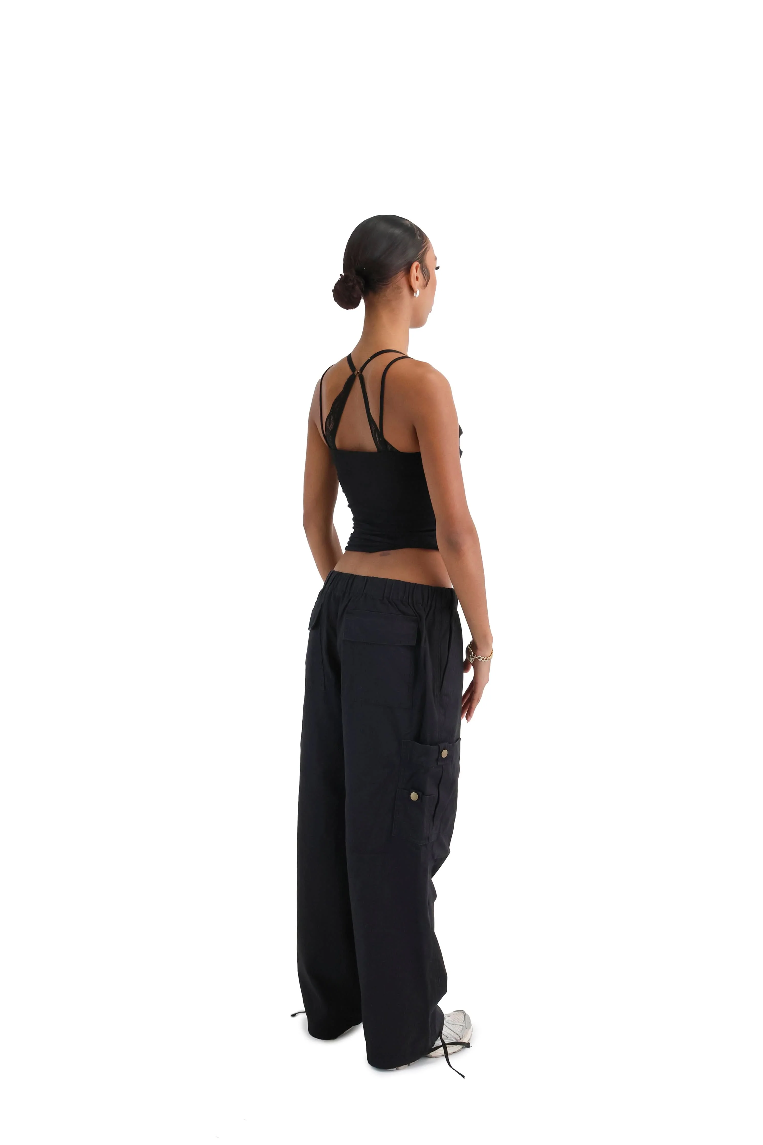 Wide Leg Cargo Trousers - Image 14