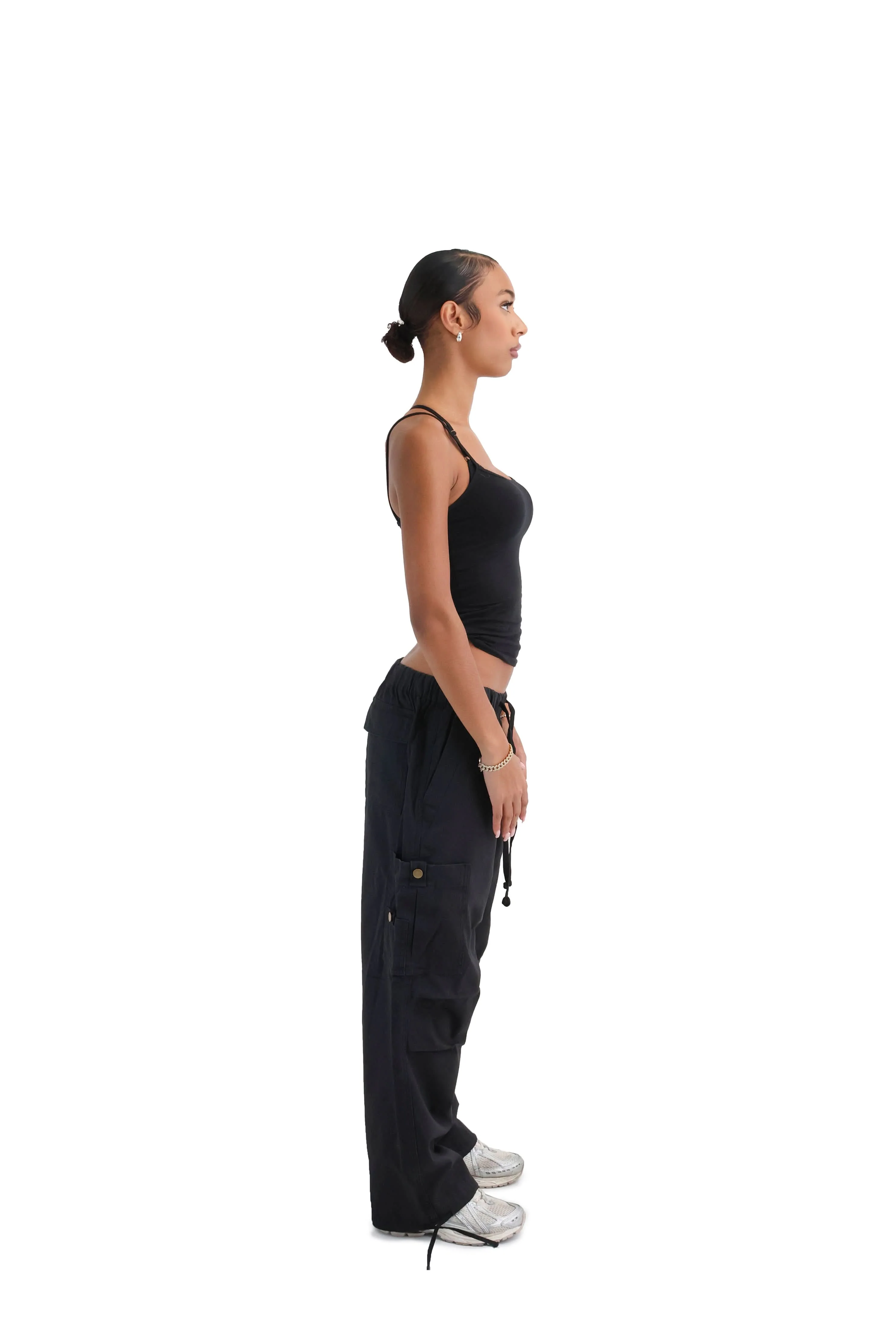 Wide Leg Cargo Trousers - Image 15