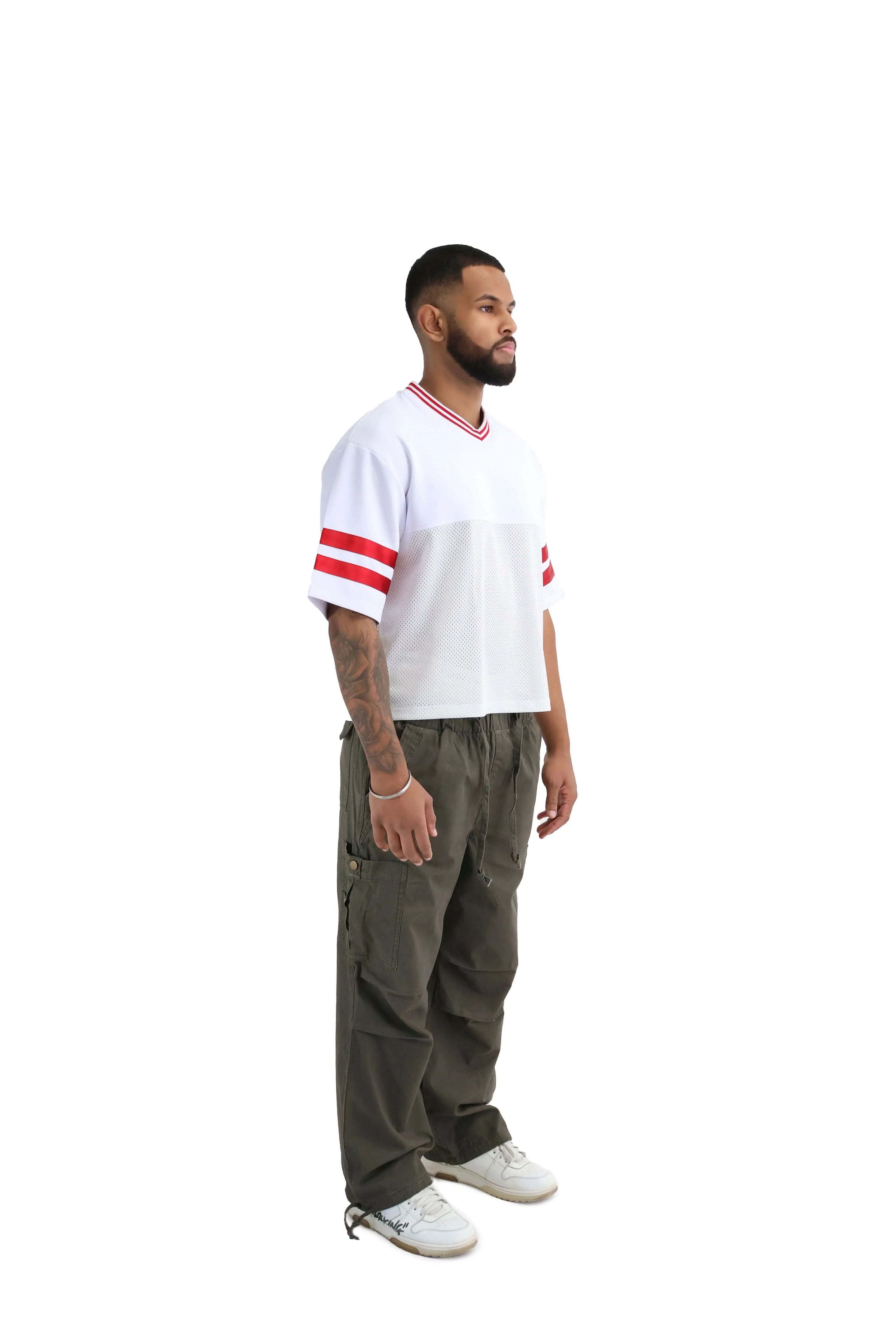 Wide Leg Cargo Trousers - Image 16