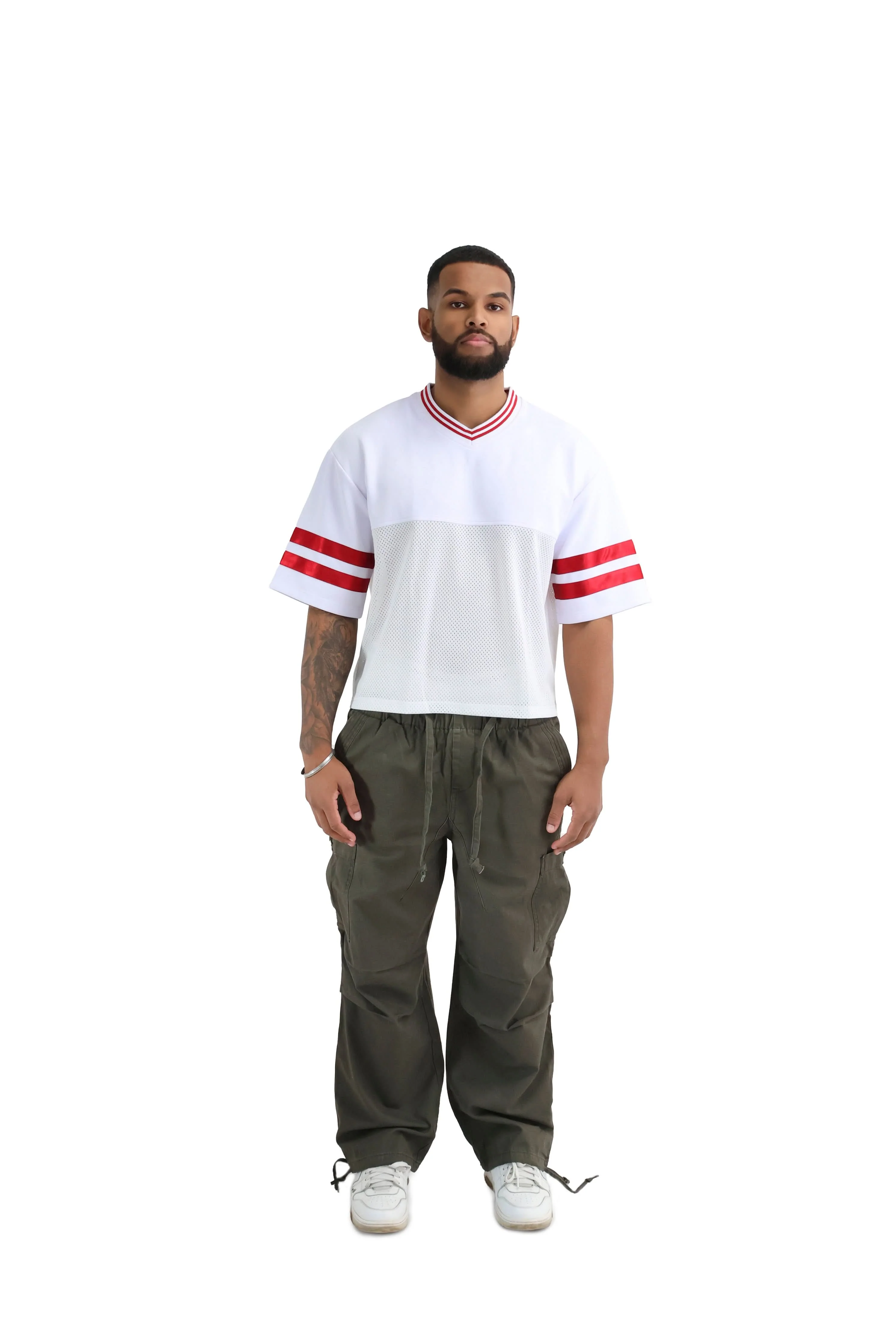 Wide Leg Cargo Trousers - Image 17