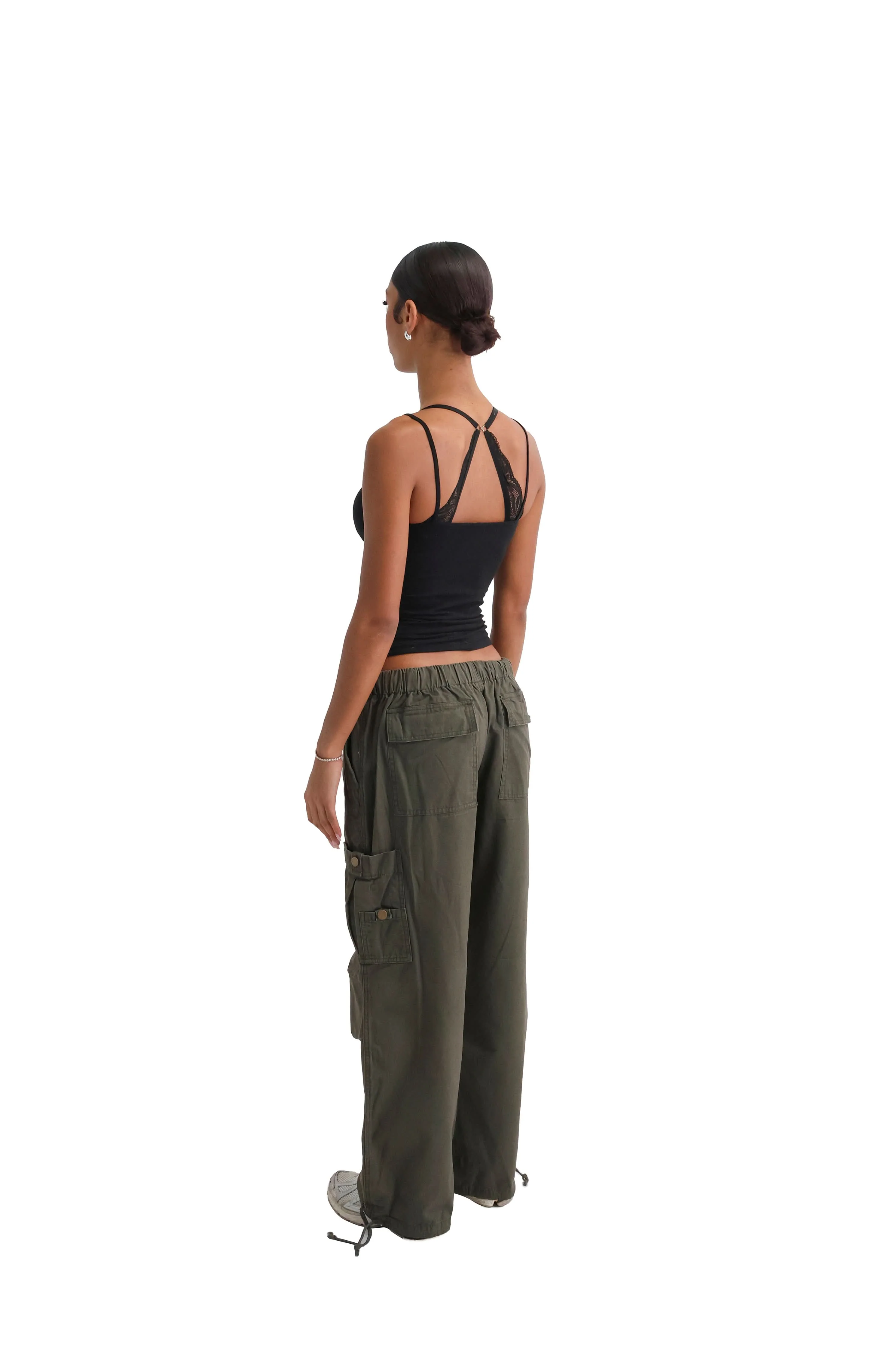 Wide Leg Cargo Trousers - Image 28