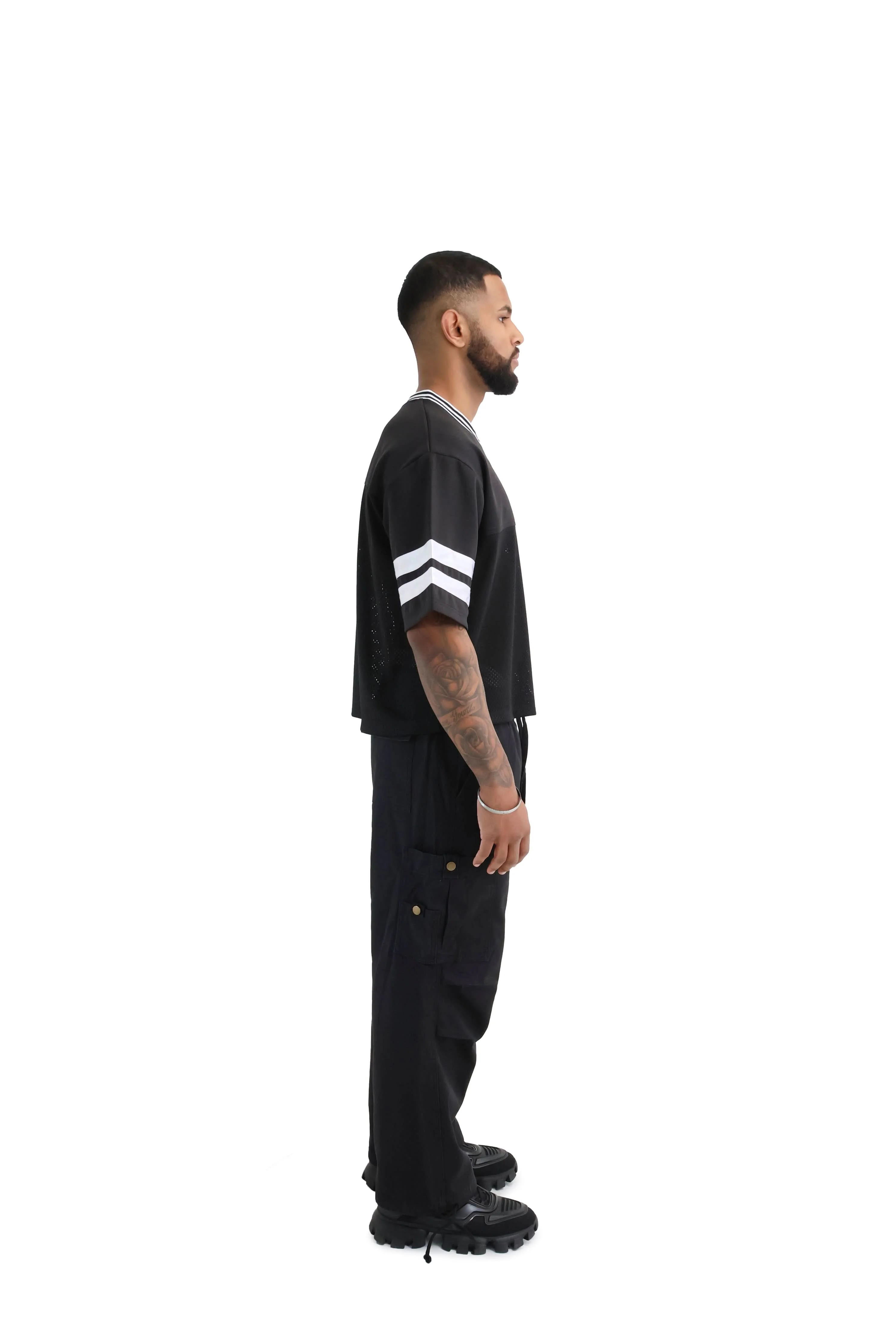 Wide Leg Cargo Trousers - Image 7