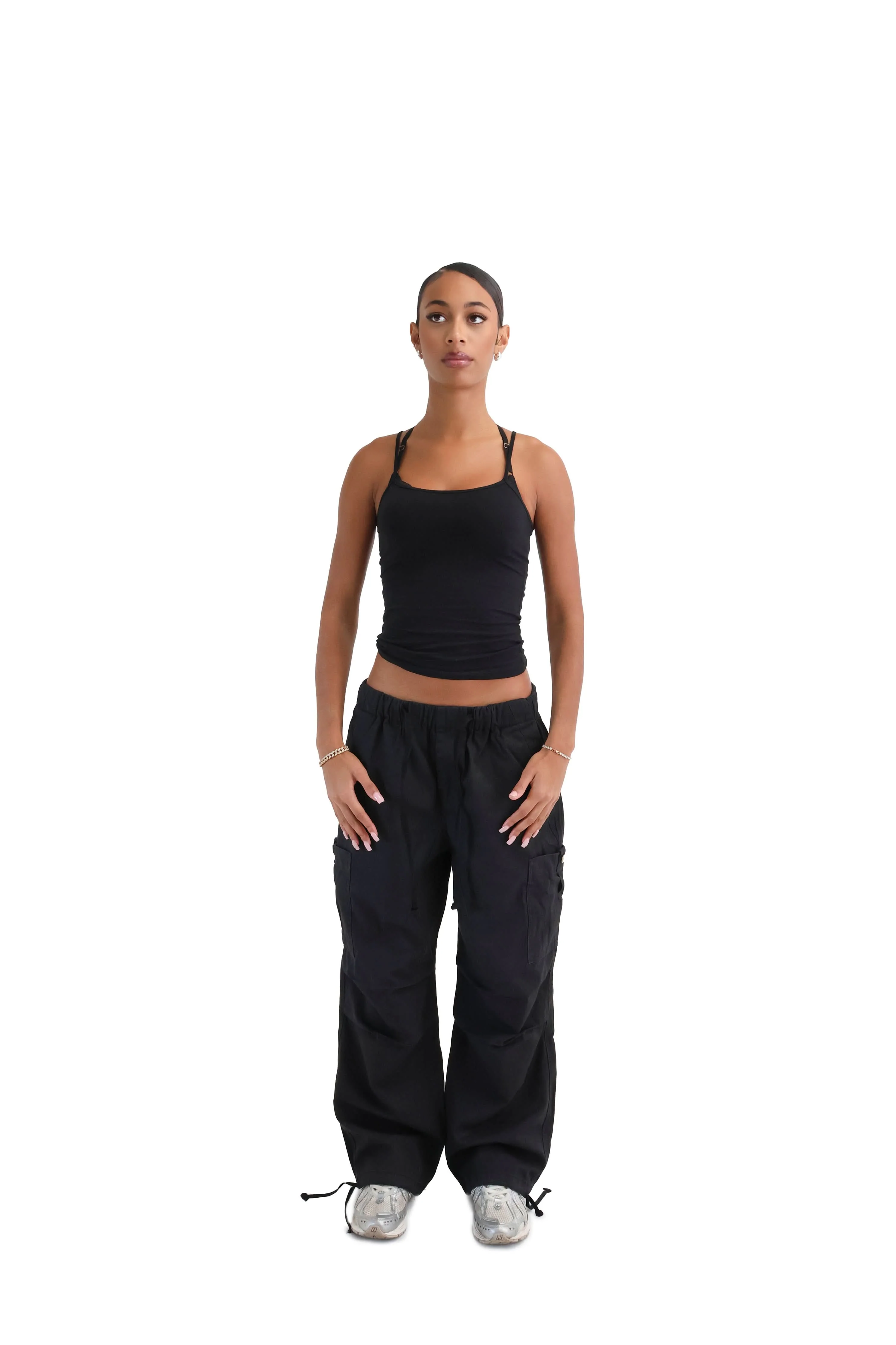 Wide Leg Cargo Trousers - Image 9