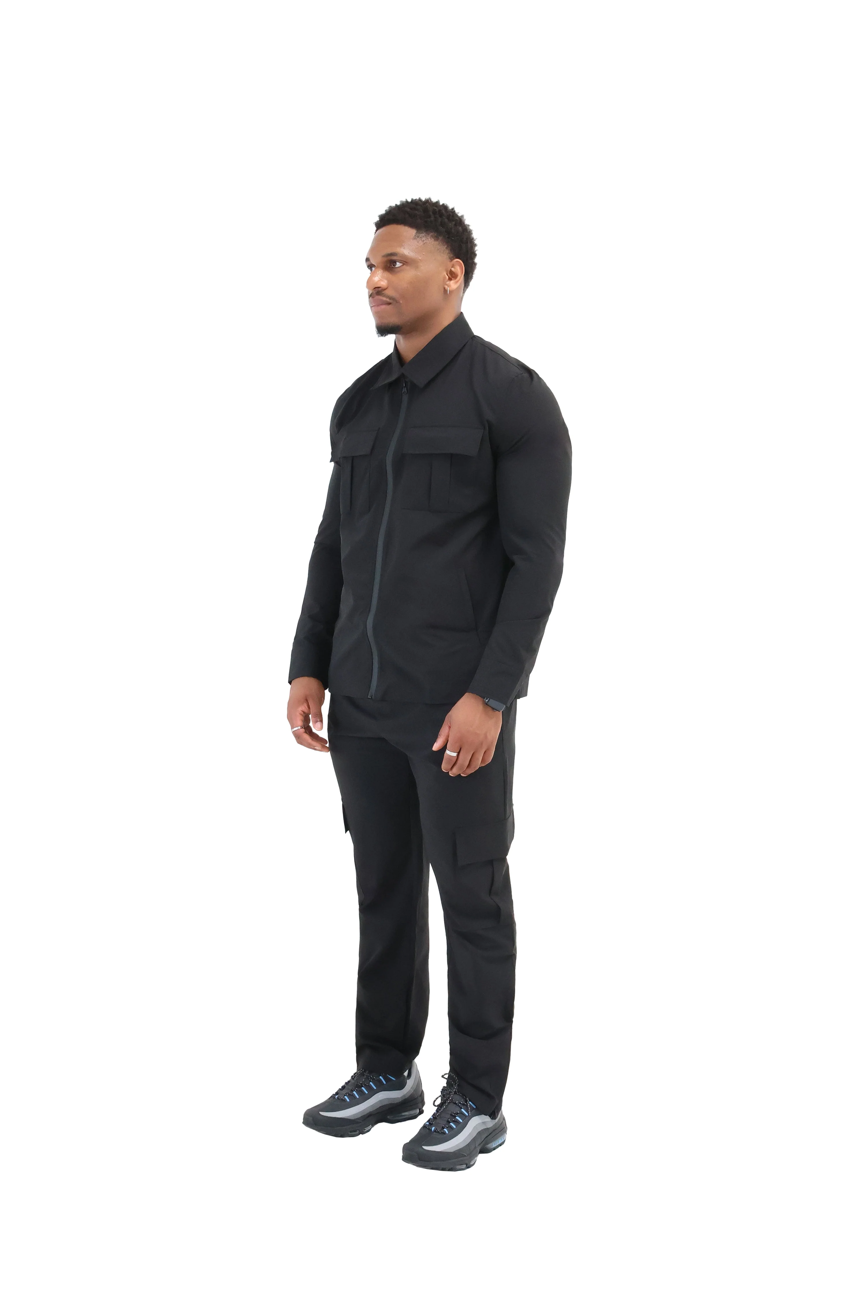 Cargo Utility Windbreaker Jacket - Image 3