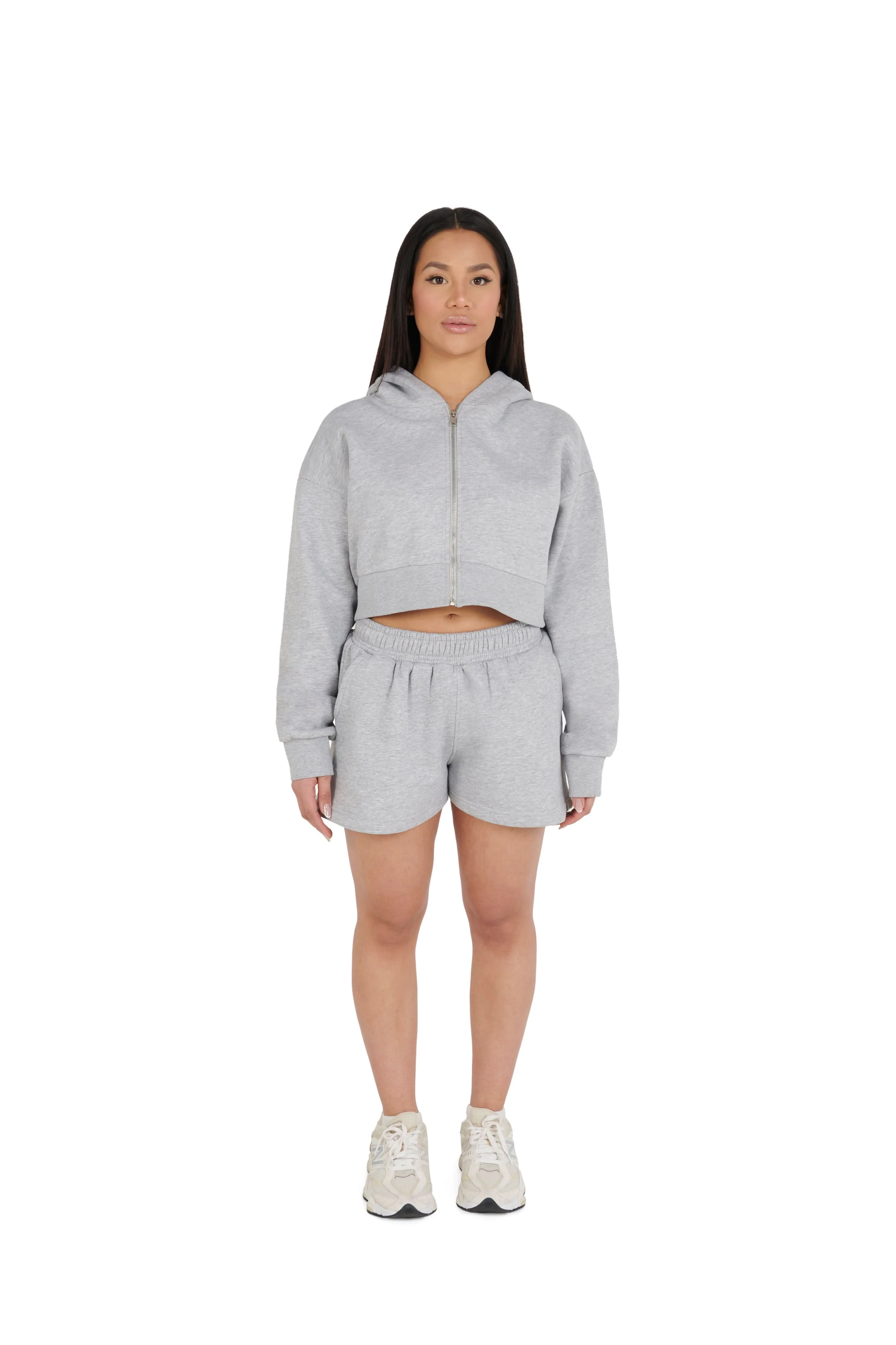 Cropped Oversized Zip Hoodies 330GSM - Image 10