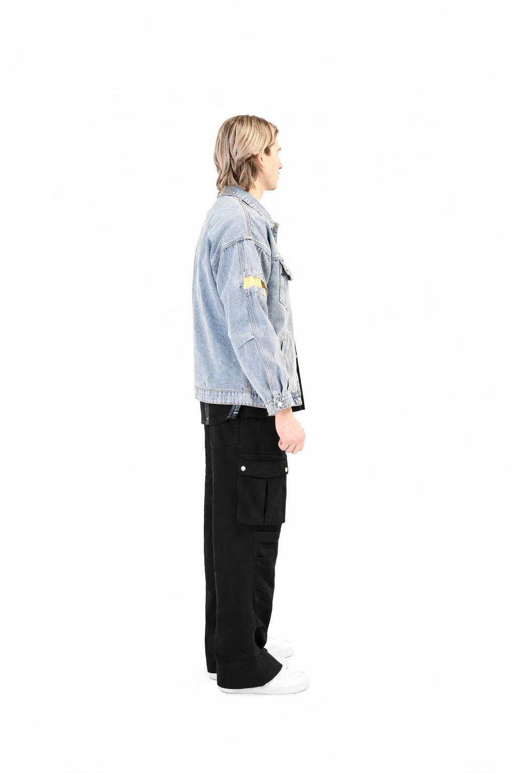 Detailed Denim Jacket - Image 8