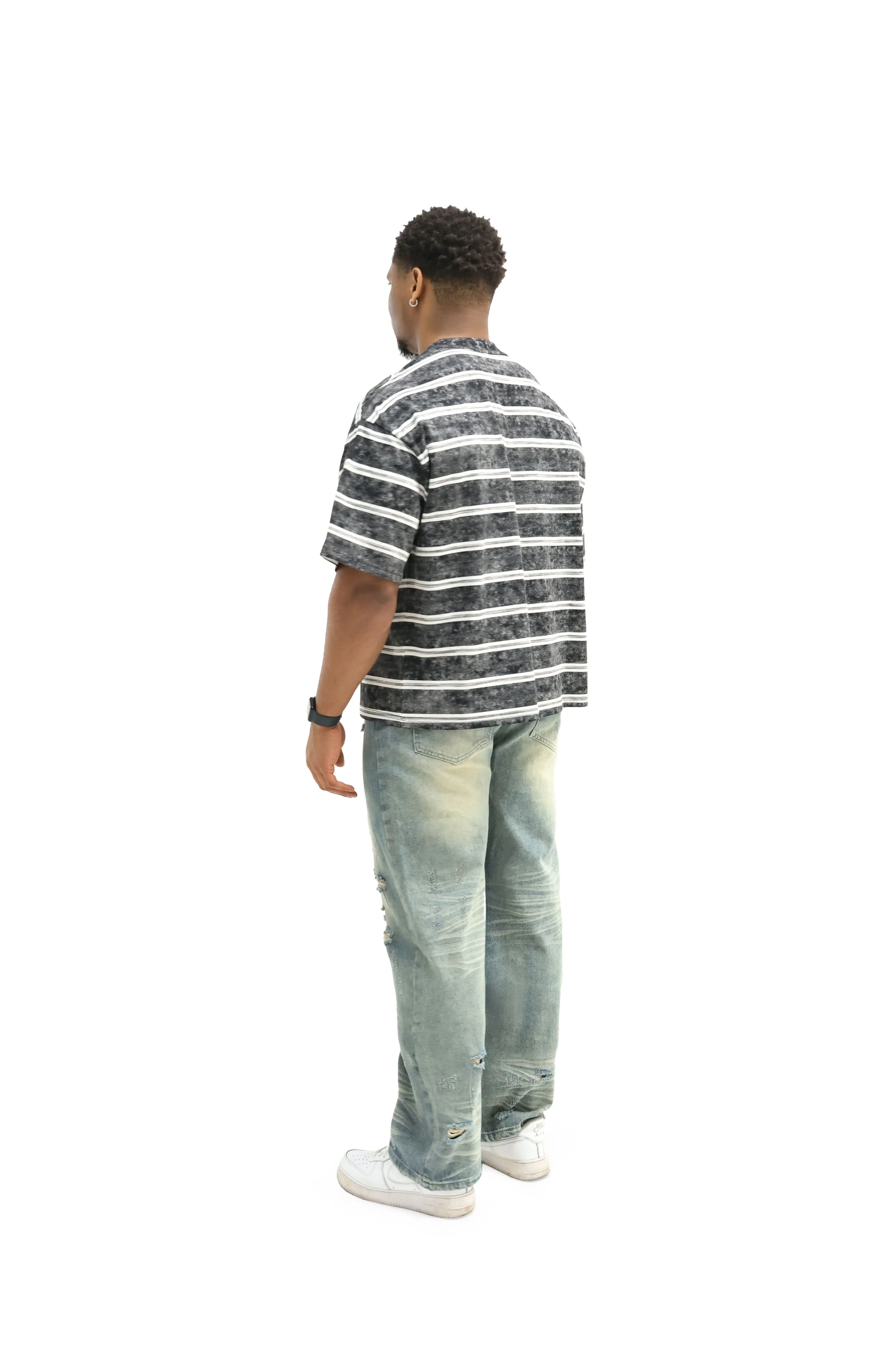 Baggy Distressed Denim Jeans - Image 4