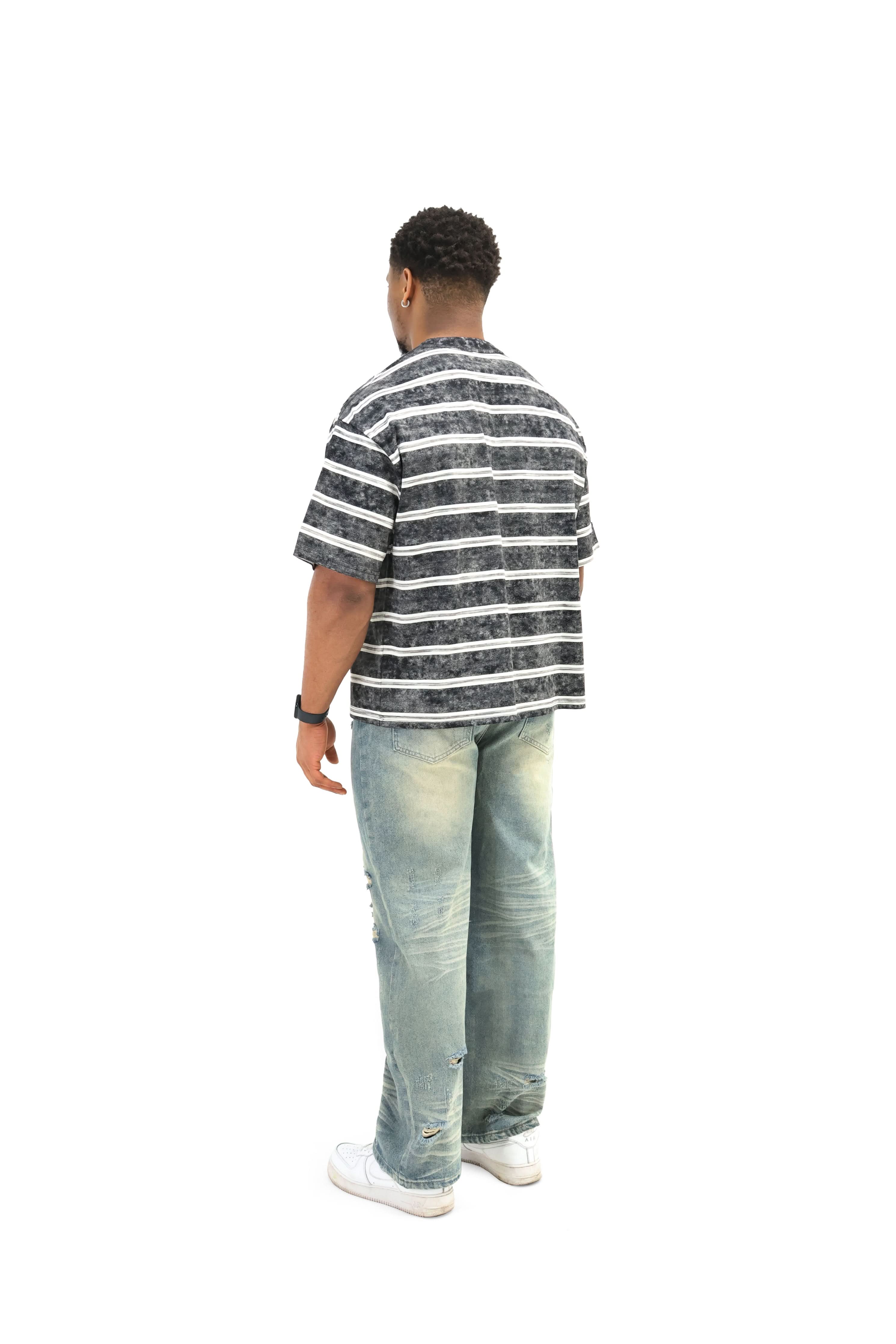 Baggy Distressed Denim Jeans - Image 5