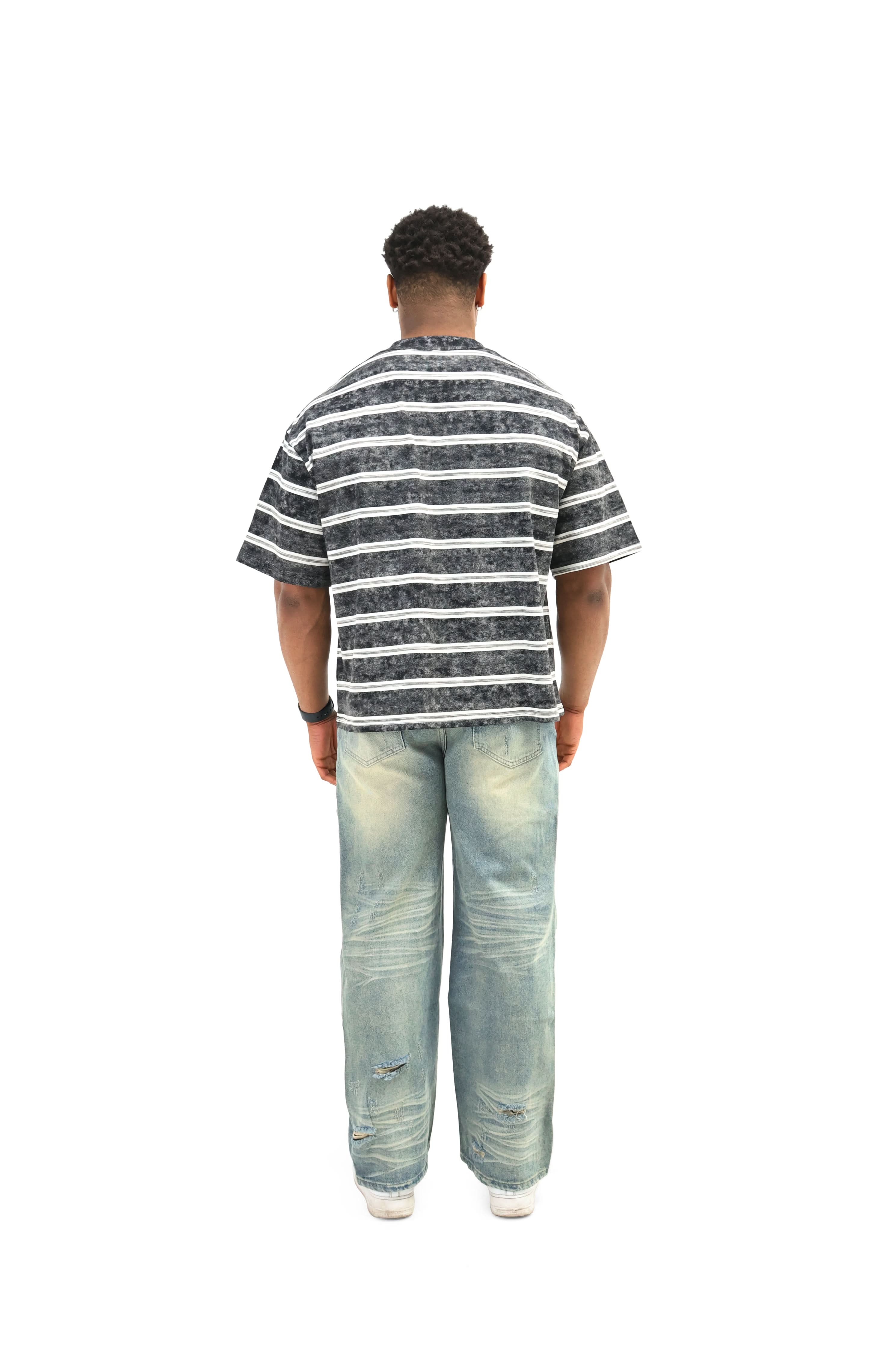 Baggy Distressed Denim Jeans - Image 6
