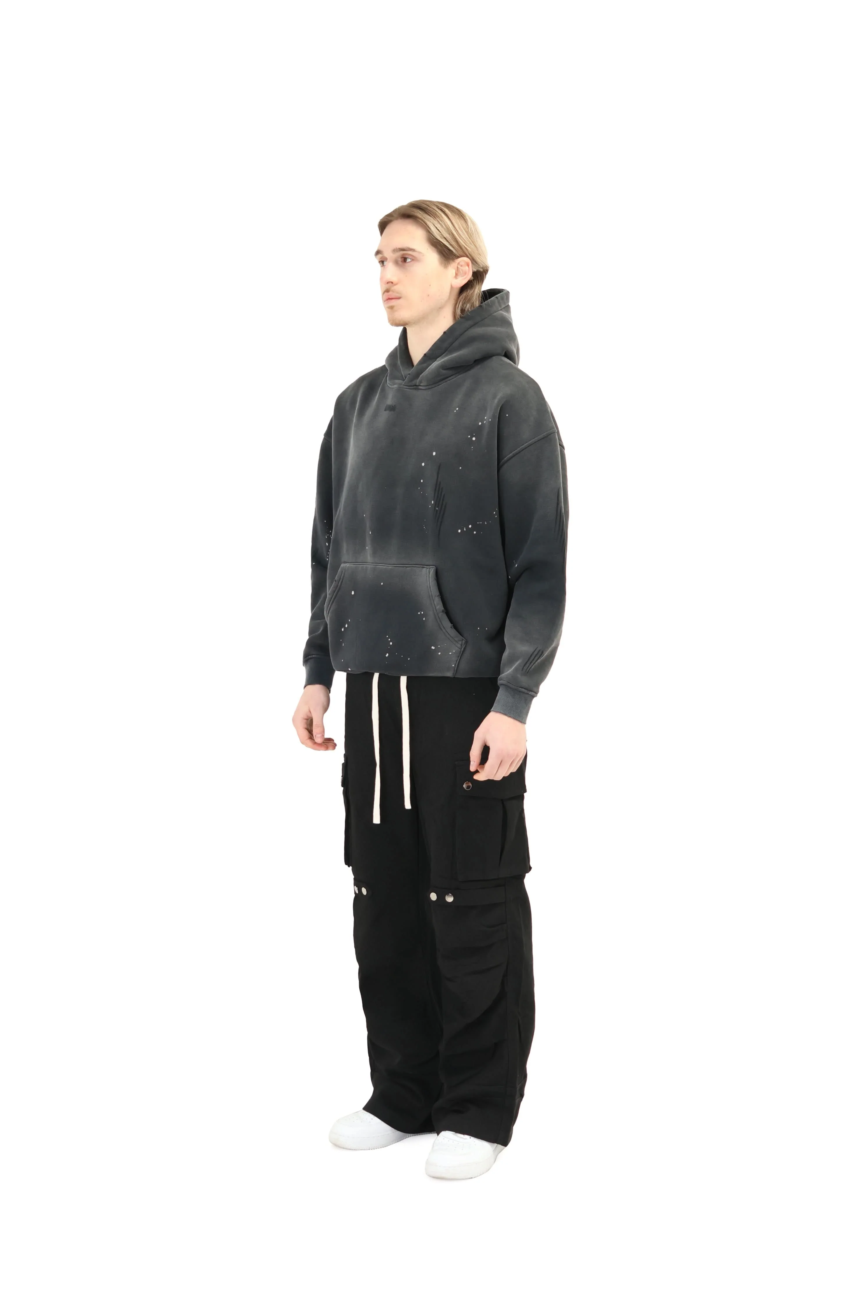 Distressed Oversized Sunfade Splash Hoodie - Image 11