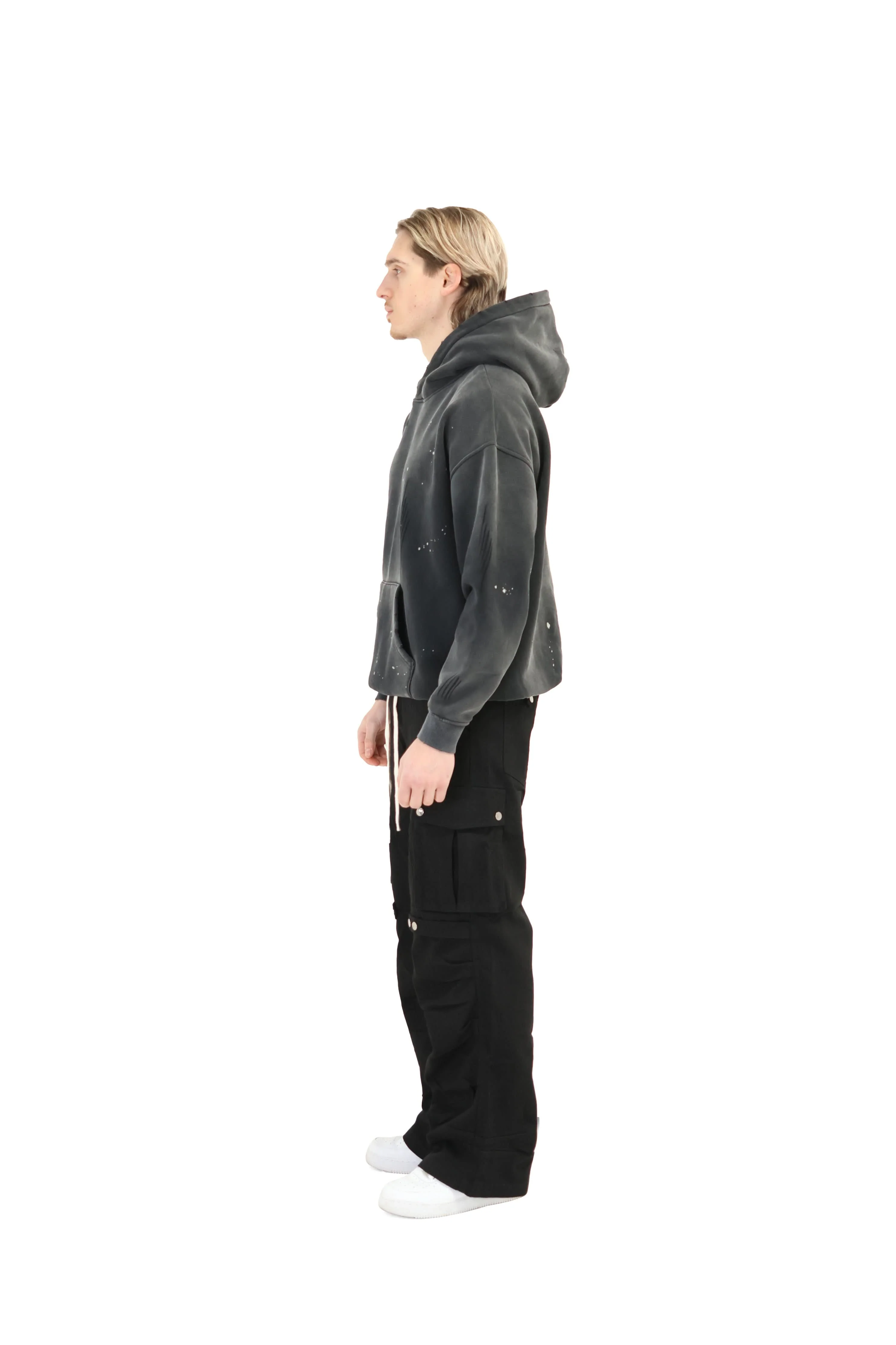 Distressed Oversized Sunfade Splash Hoodie - Image 12
