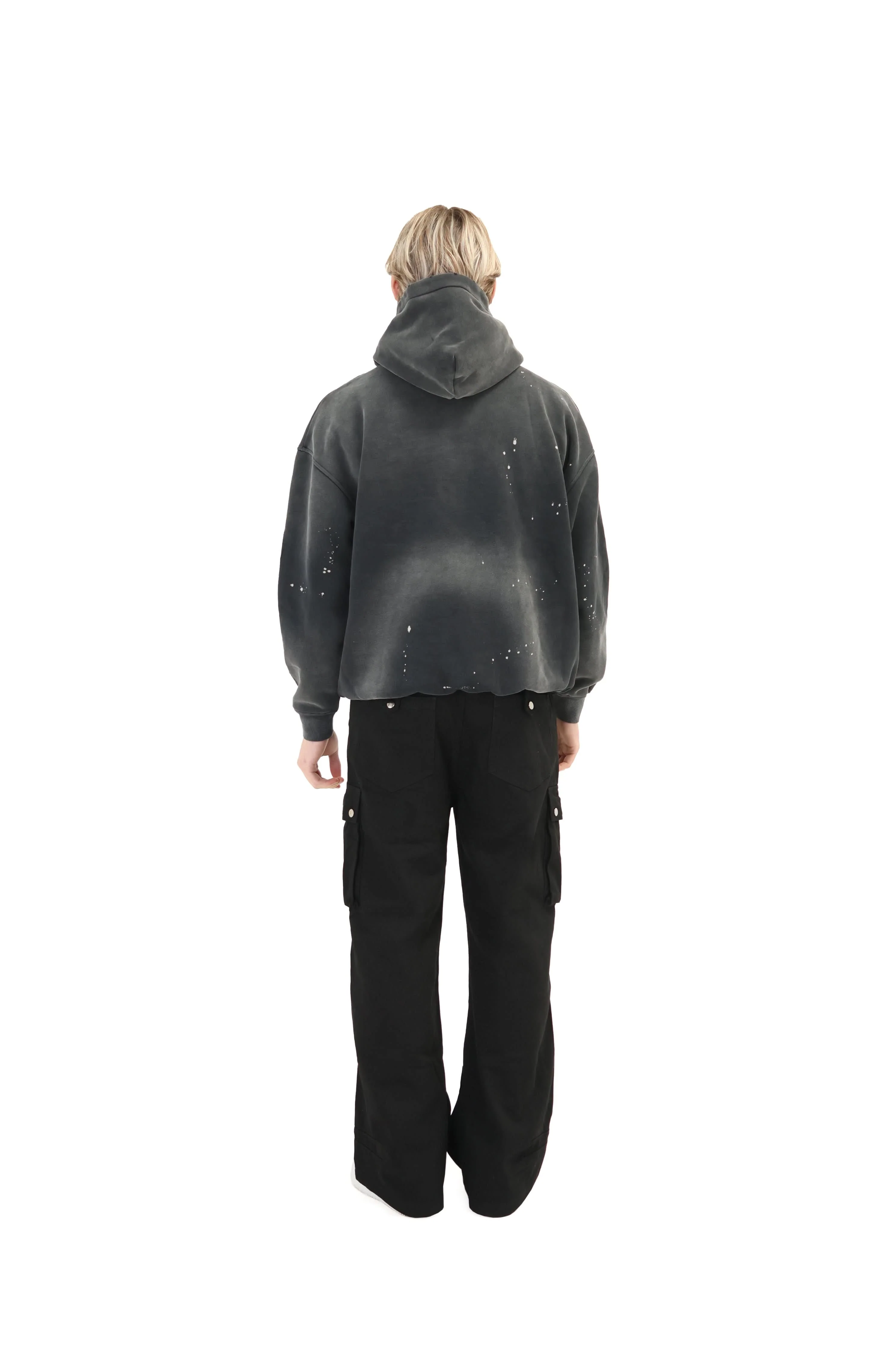 Distressed Oversized Sunfade Splash Hoodie - Image 13