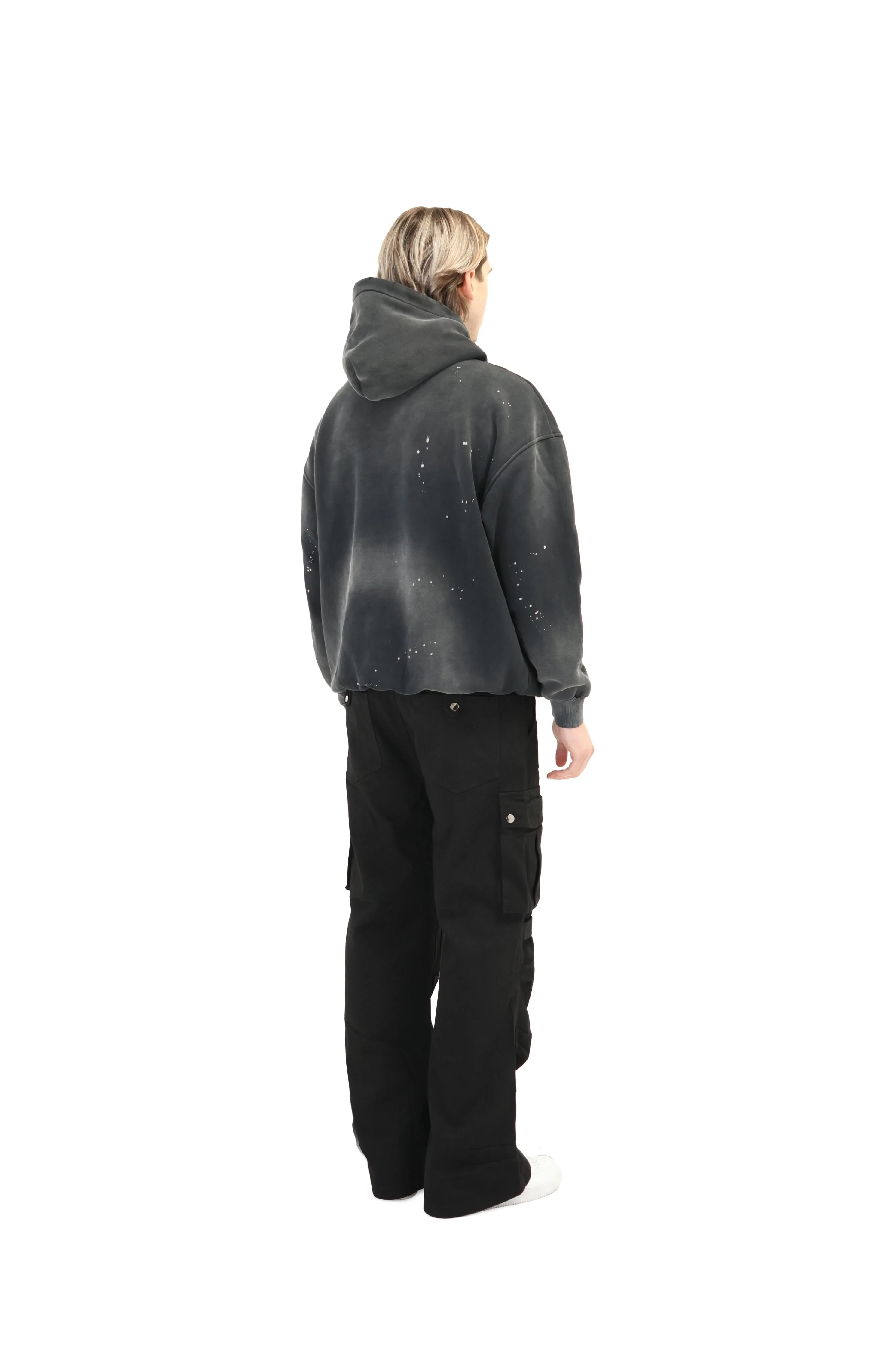 Distressed Oversized Sunfade Splash Hoodie - Image 14