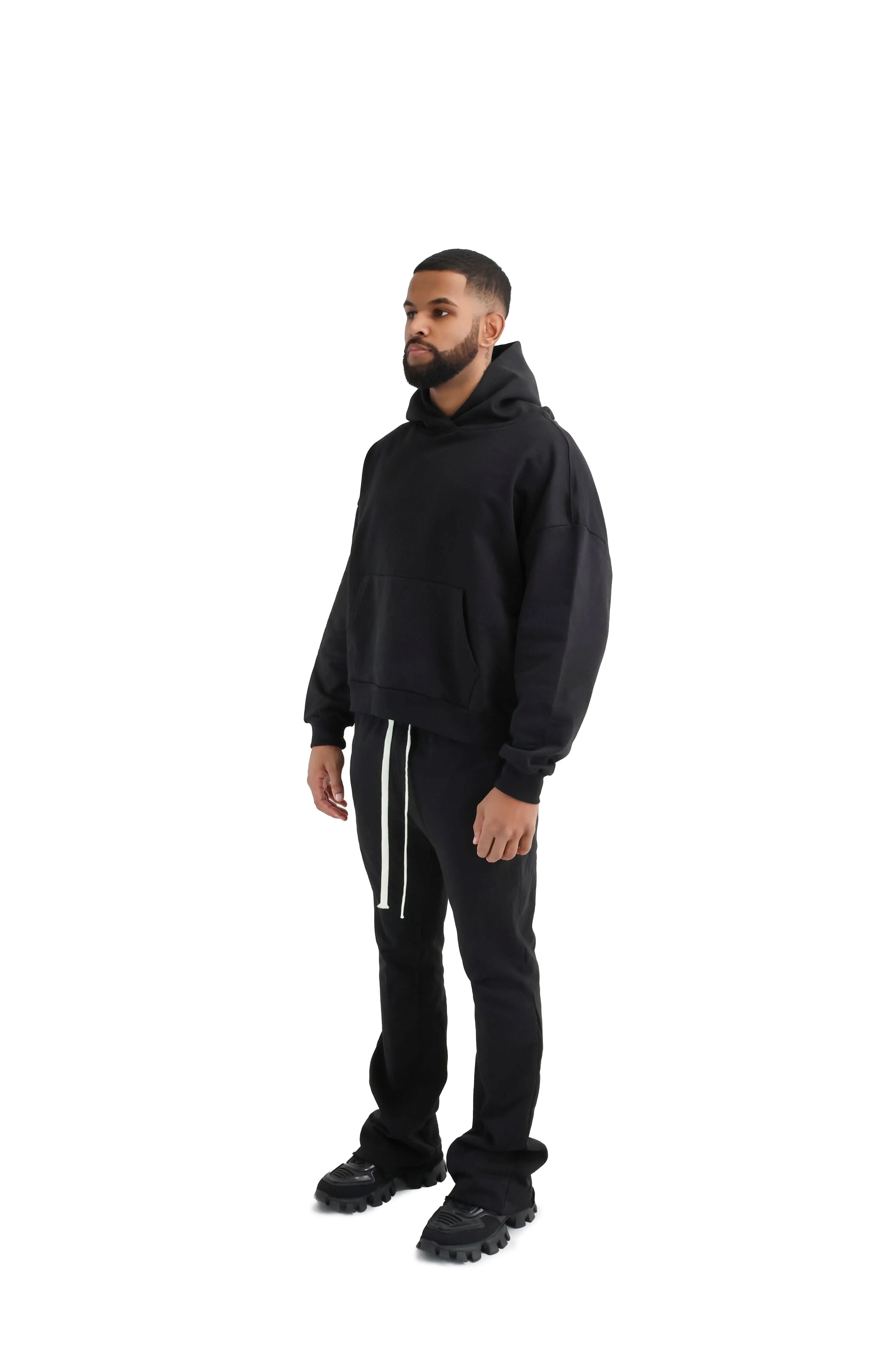 Oversized Slightly Cropped Hoodie 420GSM - Image 3