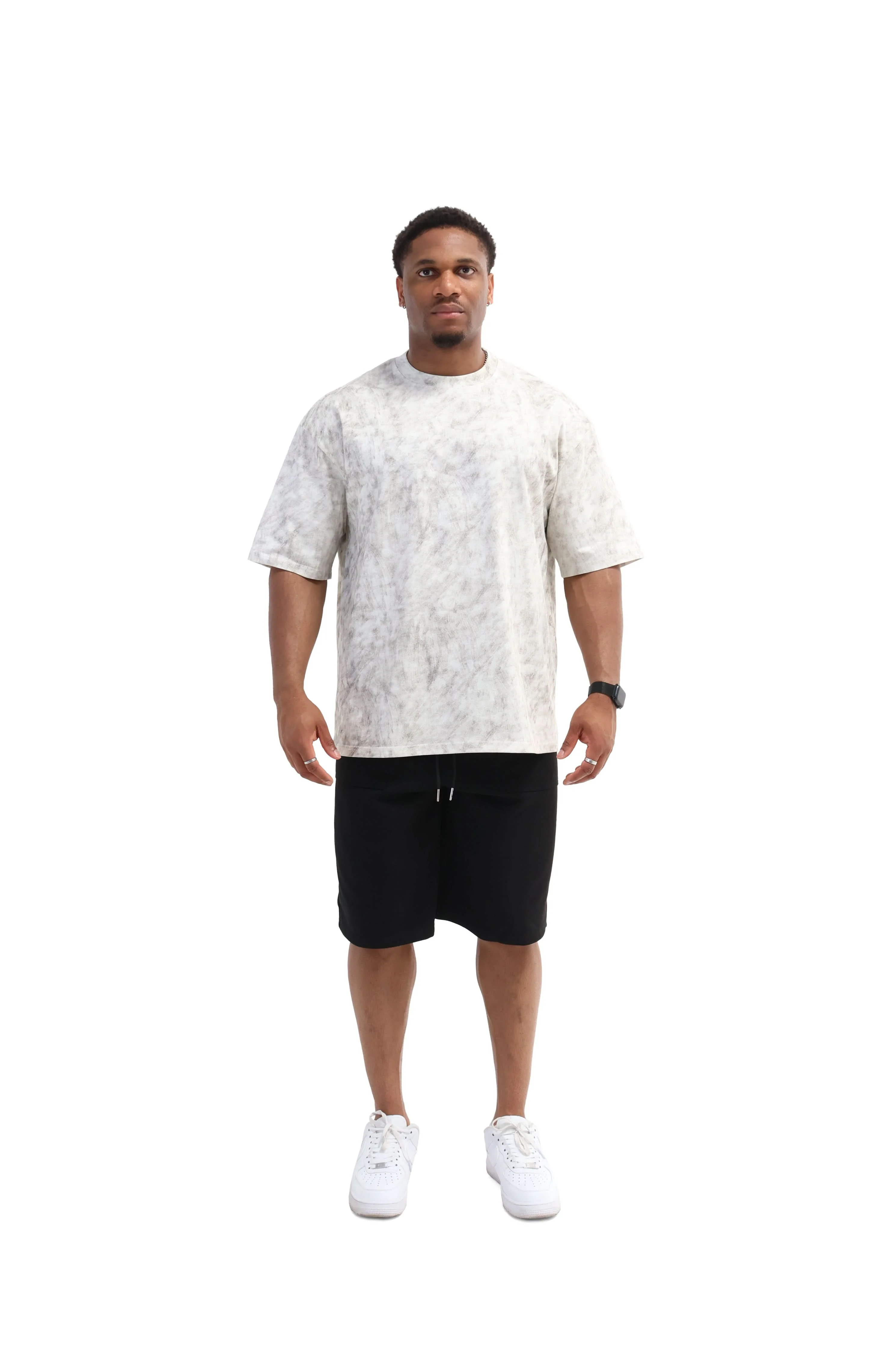 Grey Cloud Boxy Fit T-Shirt 260gsm - Image 2
