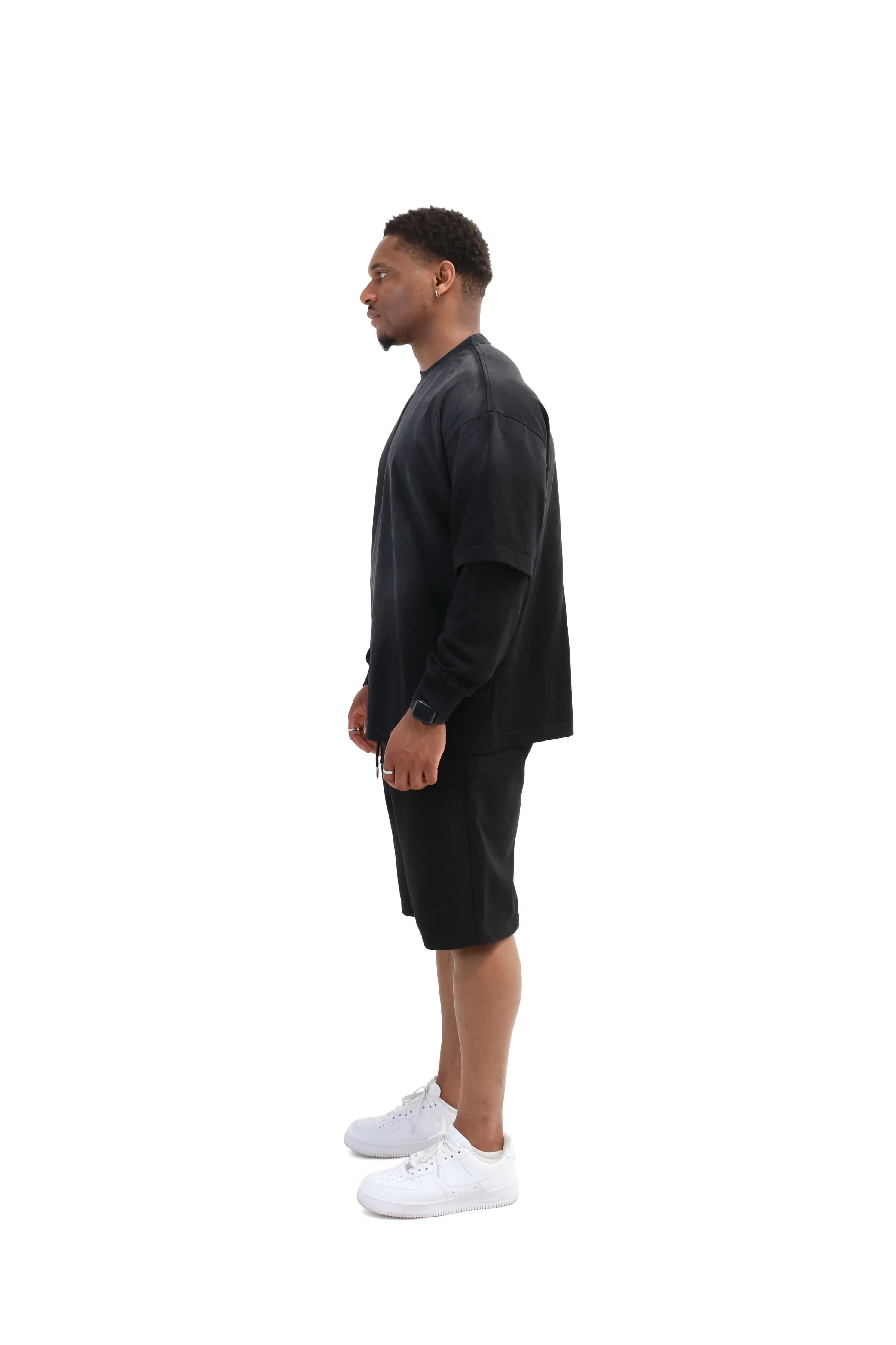 Layered Sunfade Boxy Fit Oversized T-Shirt 320gsm - Image 4