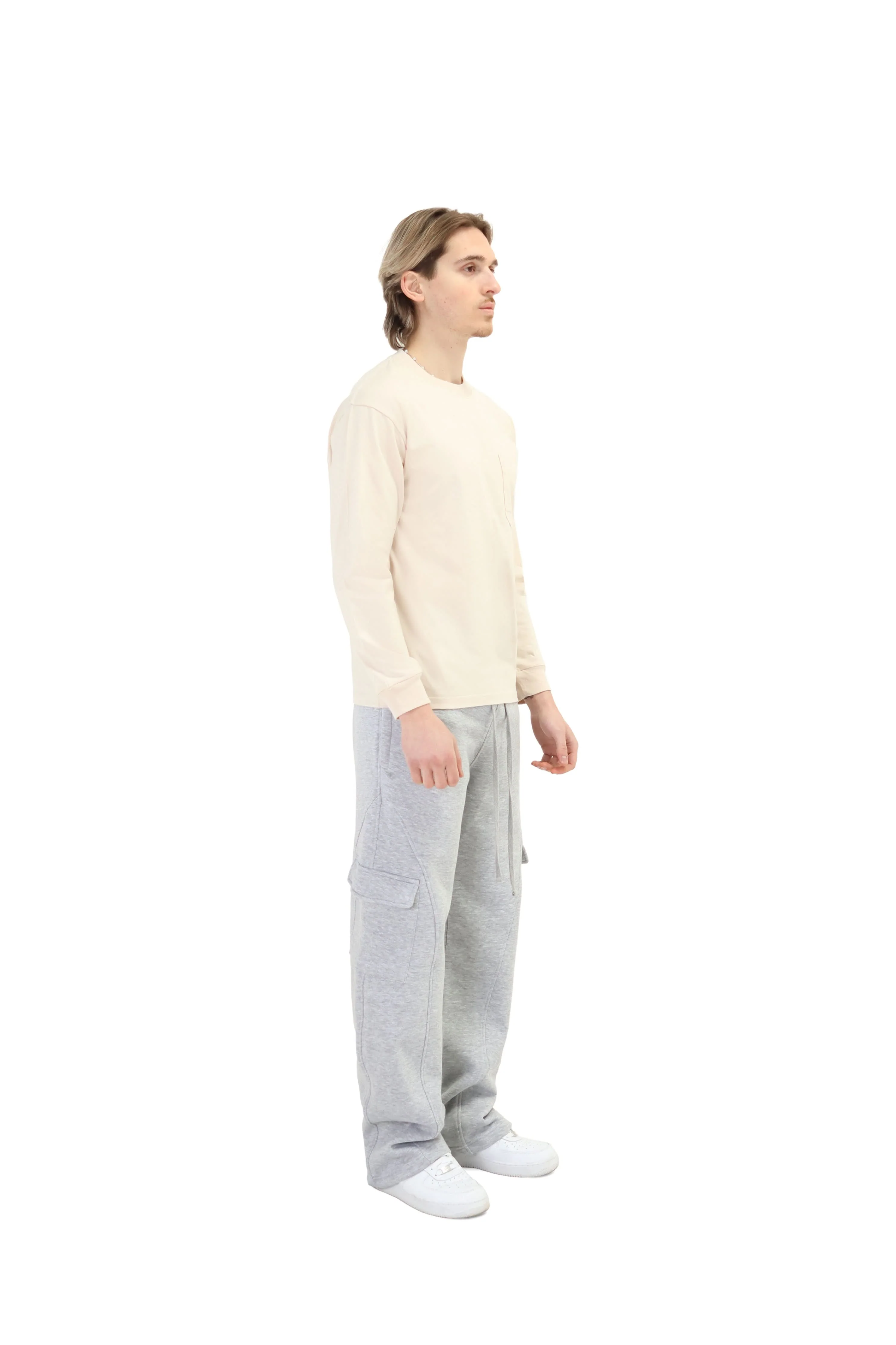 Long Sleeve T-shirts With Pocket 240GSM - Image 17