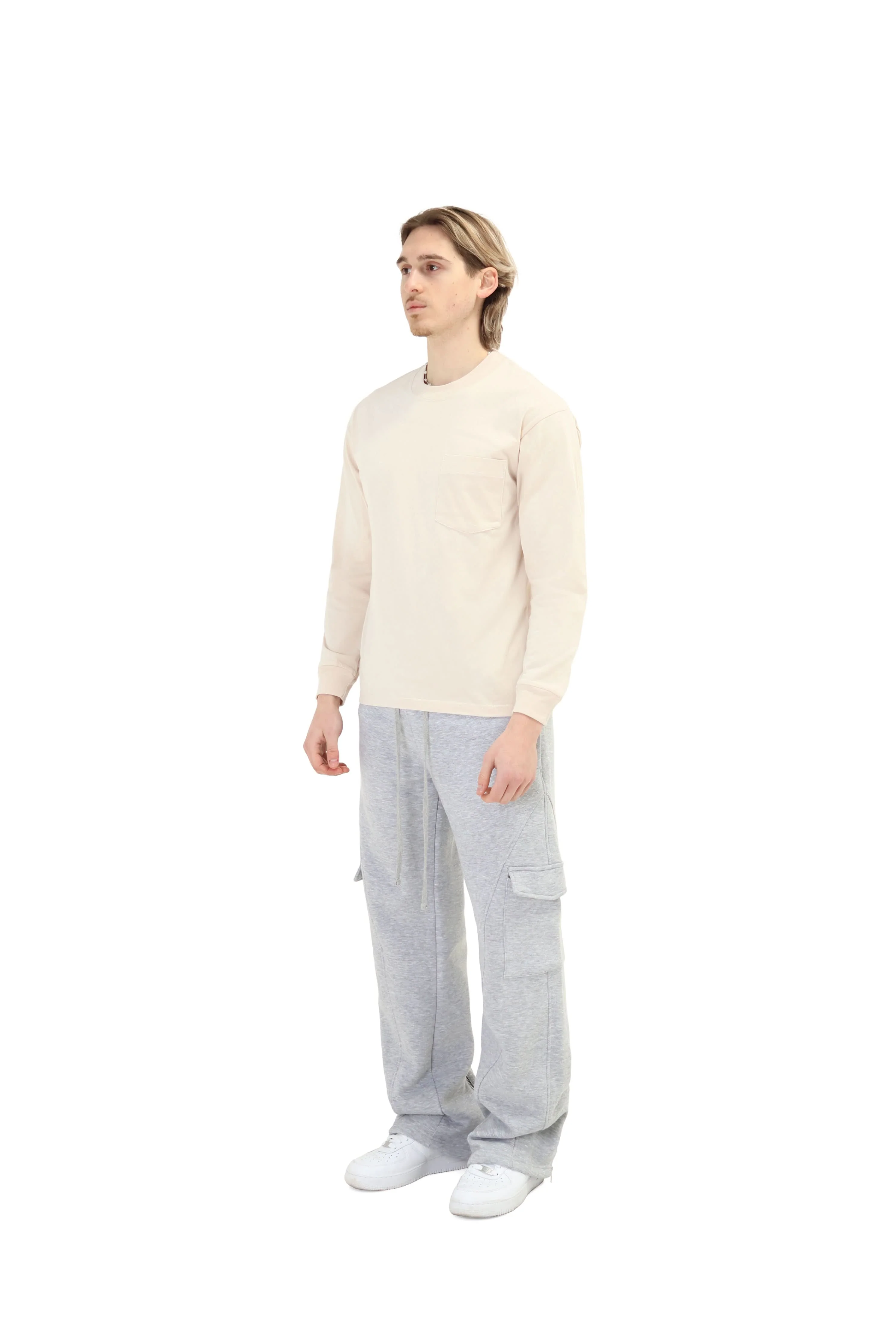 Long Sleeve T-shirts With Pocket 240GSM - Image 20
