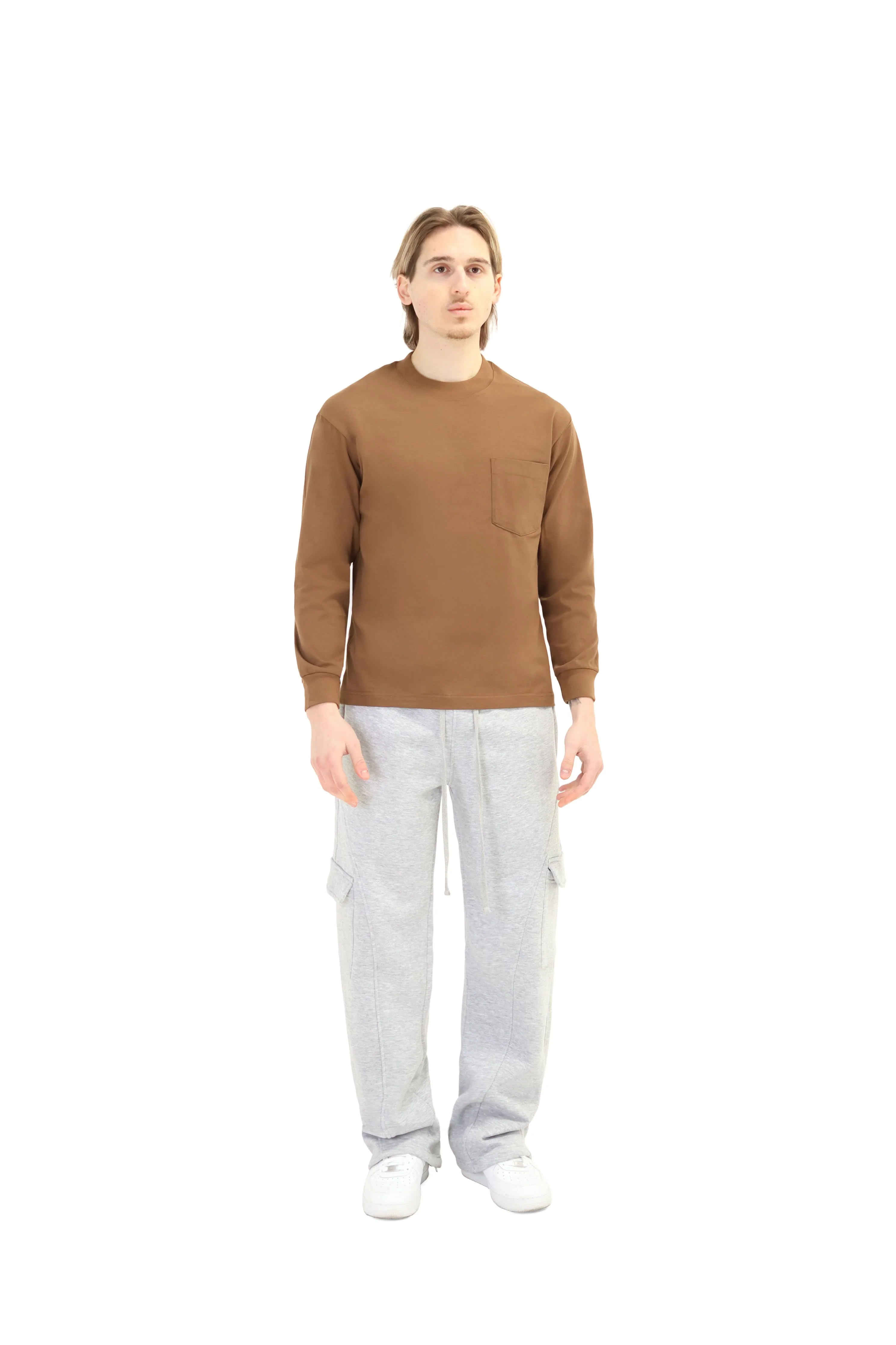 Long Sleeve T-shirts With Pocket 240GSM - Image 26
