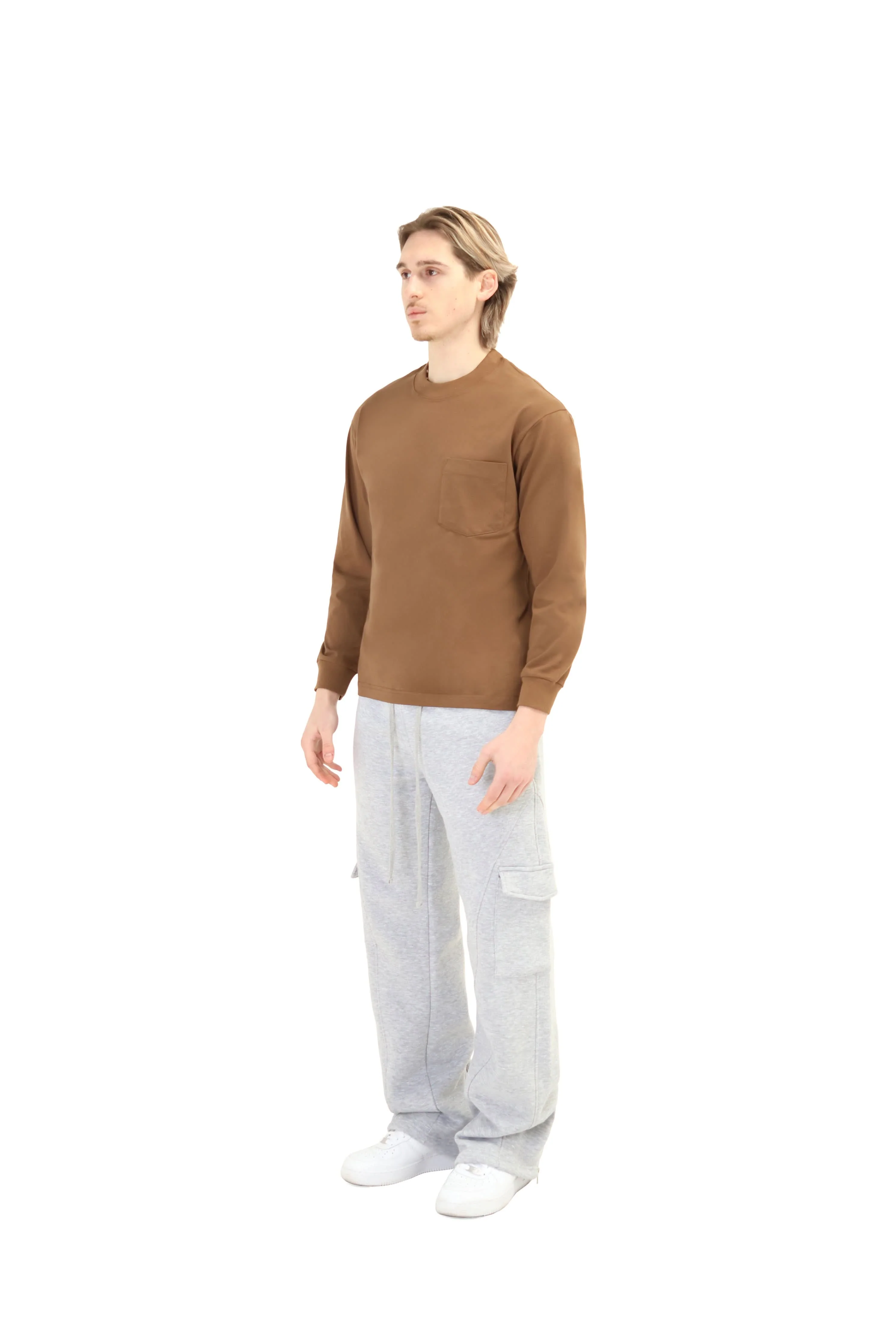 Long Sleeve T-shirts With Pocket 240GSM - Image 27