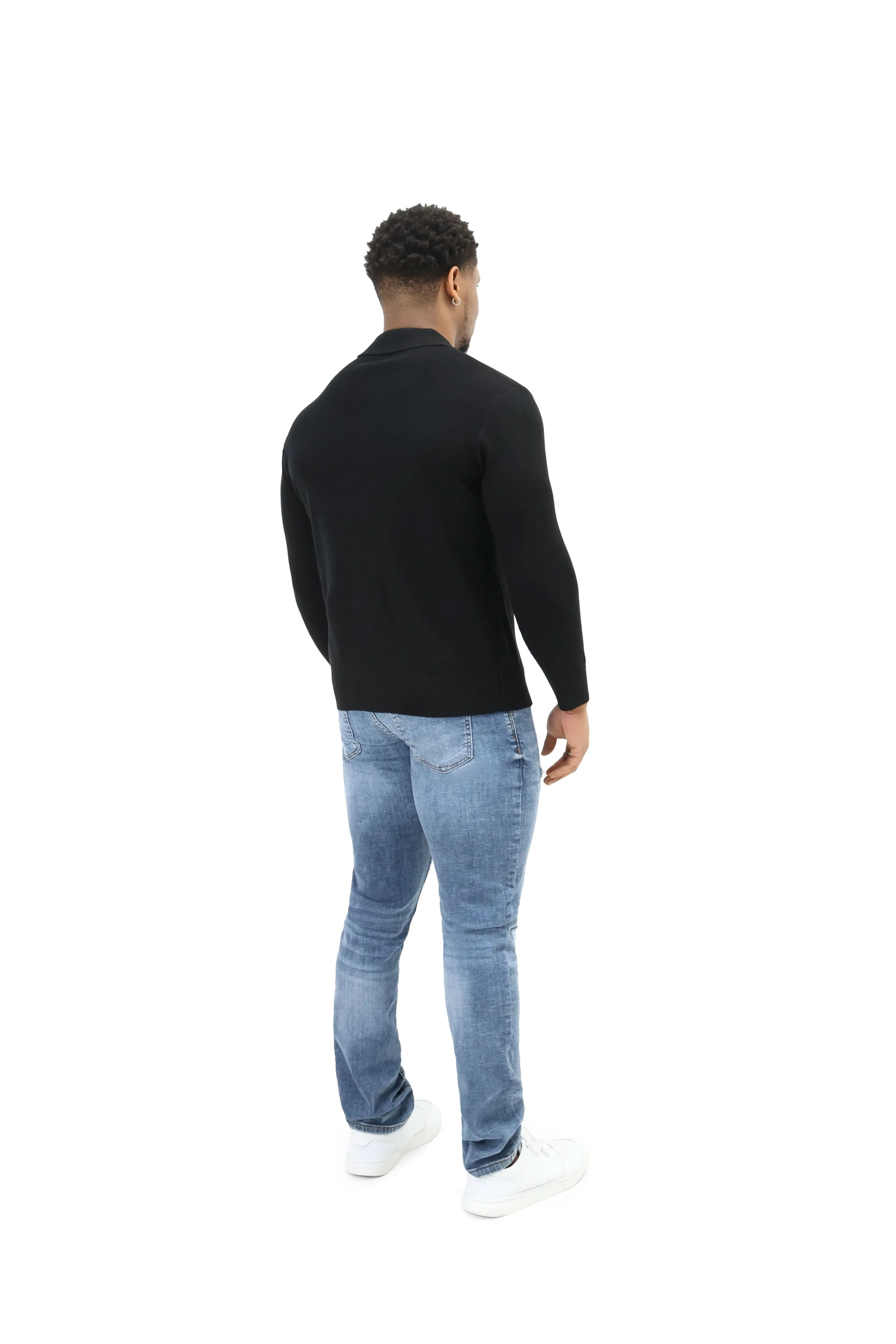 Luxury Silk Full Zip Wool Knit Jumpers - Image 15