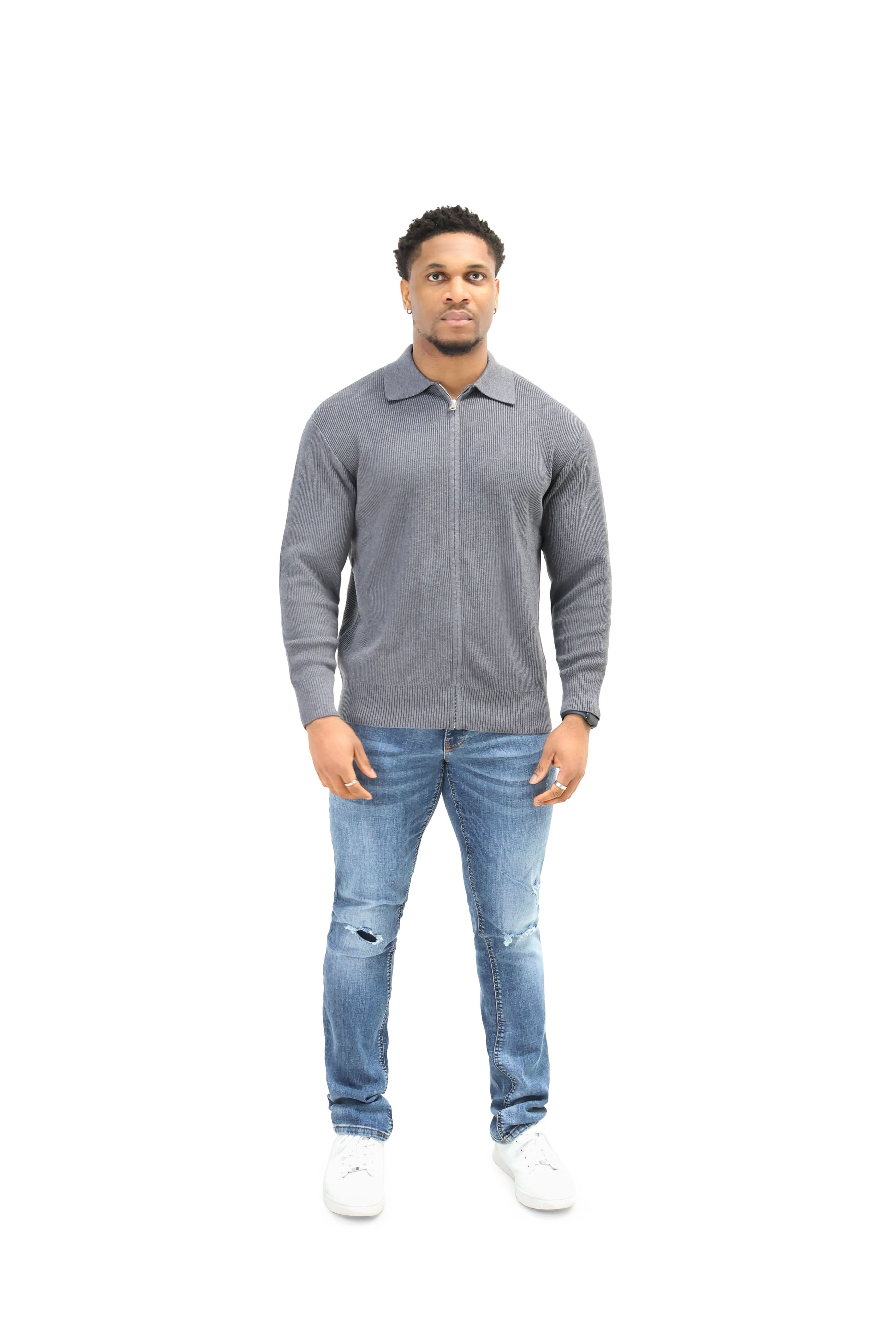 Luxury Silk Full Zip Wool Knit Jumpers - Image 18