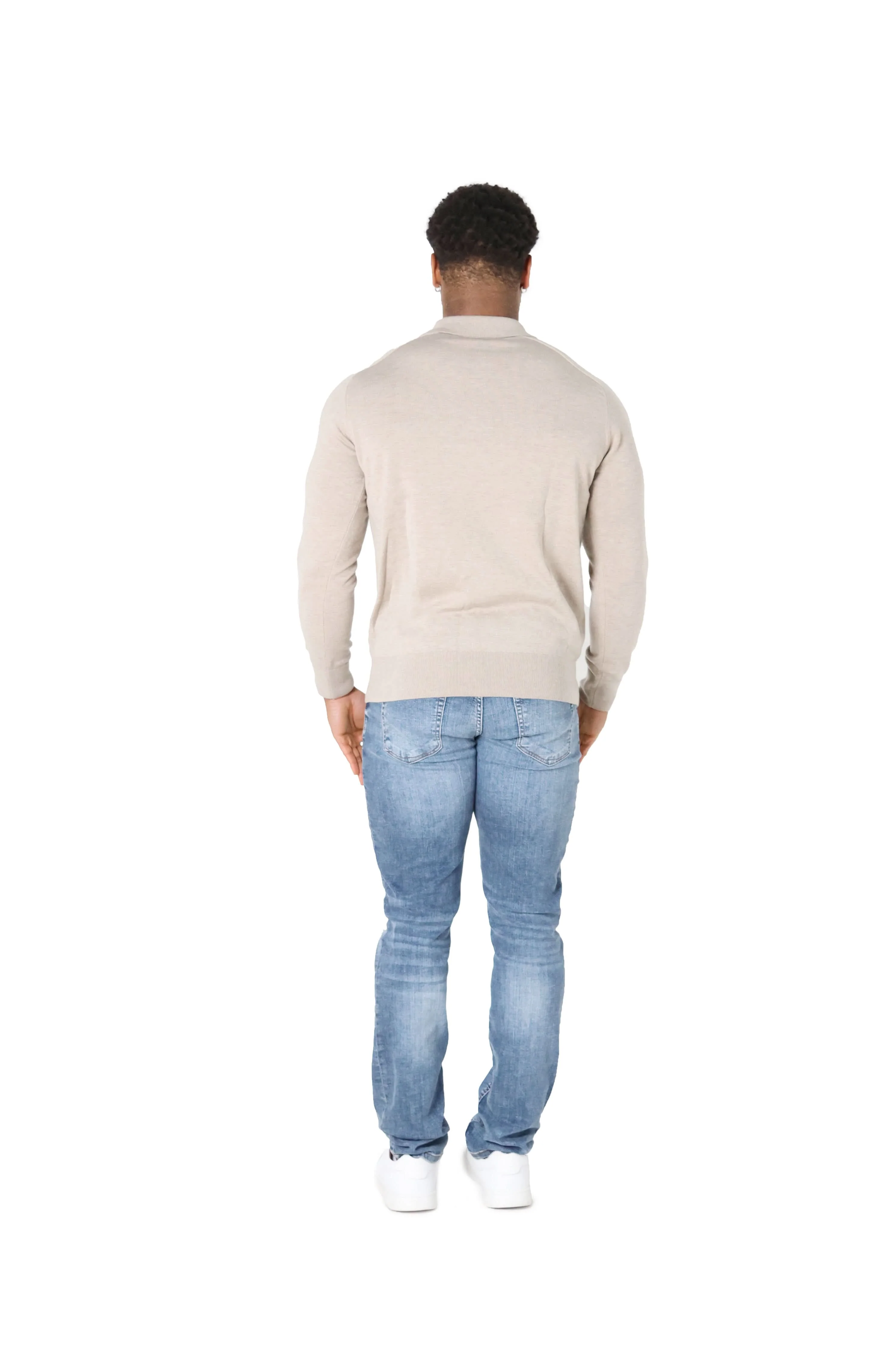 Luxury Silky Wool Knit Long Sleeve Poly Tops - Image 14
