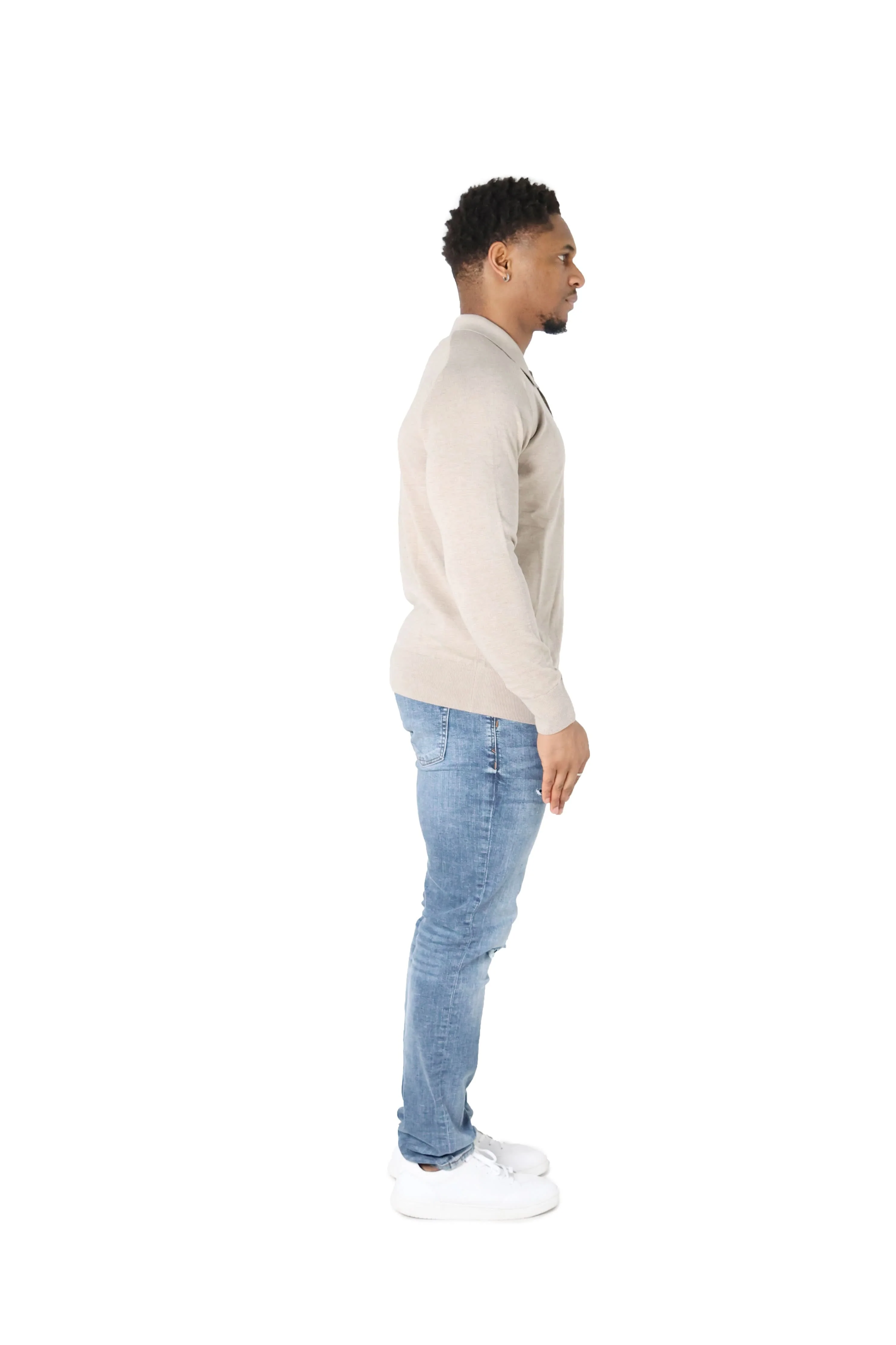 Luxury Silky Wool Knit Long Sleeve Poly Tops - Image 16