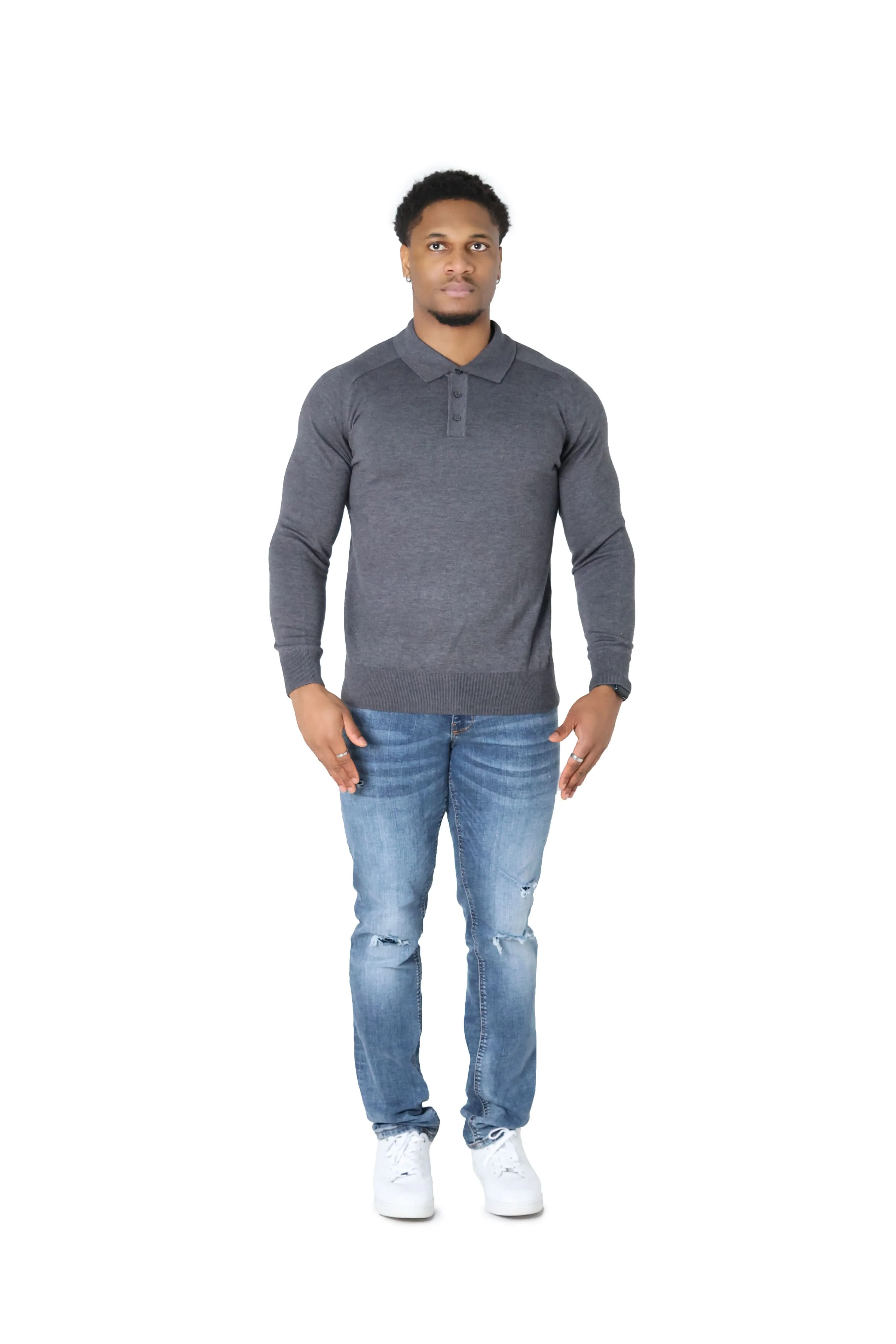 Luxury Silky Wool Knit Long Sleeve Poly Tops - Image 18