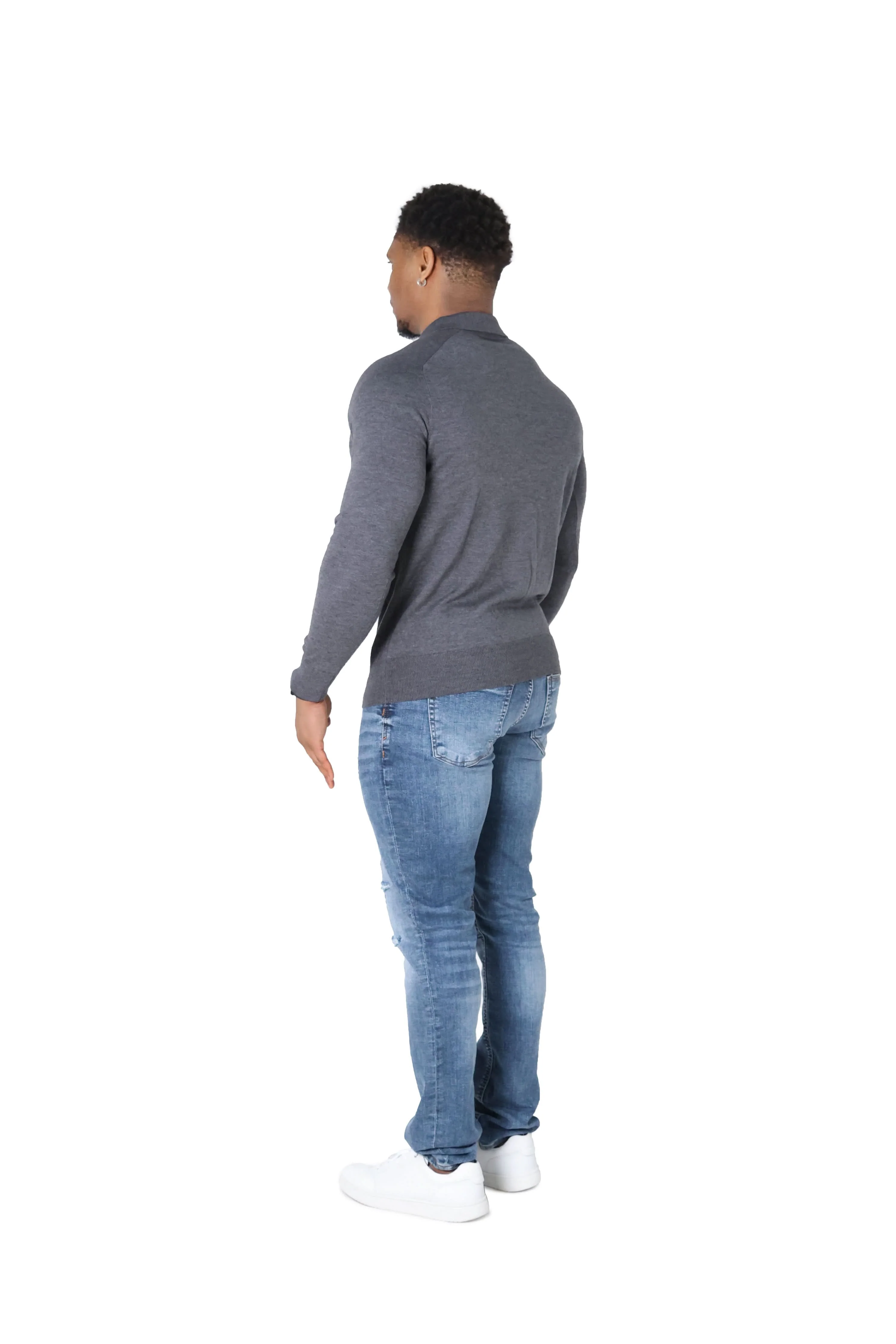 Luxury Silky Wool Knit Long Sleeve Poly Tops - Image 21