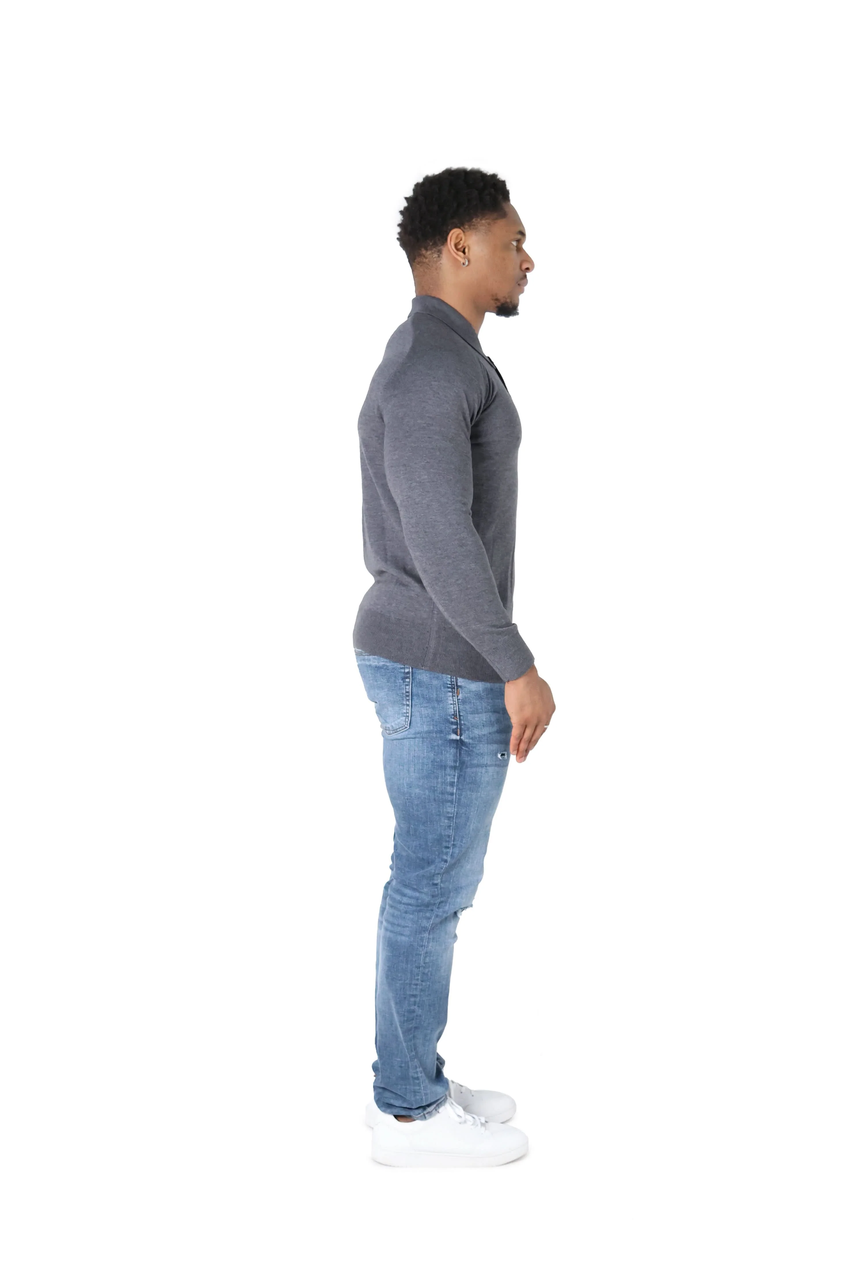 Luxury Silky Wool Knit Long Sleeve Poly Tops - Image 24
