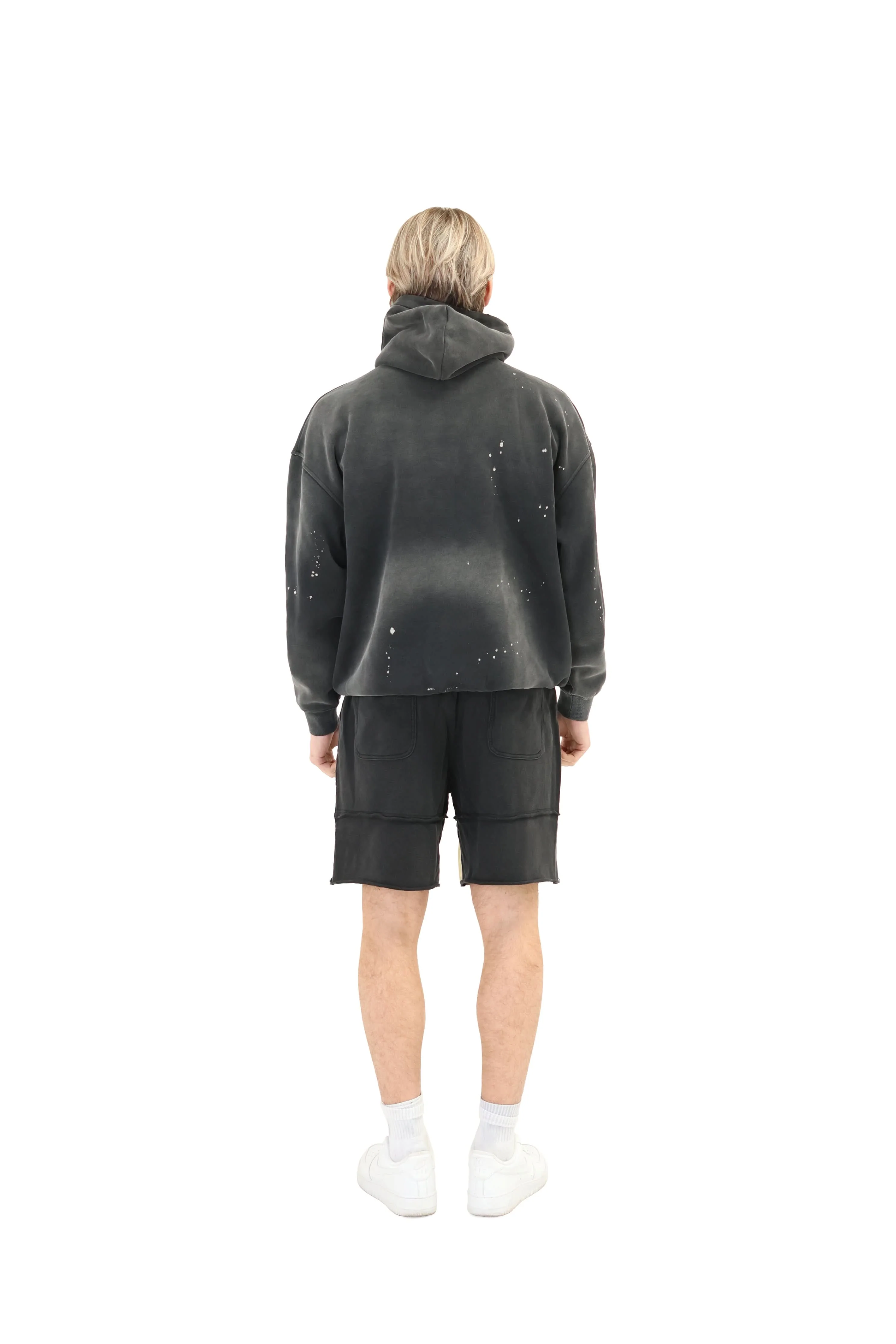 Oversized Distressed Shorts 420GSM - Image 6