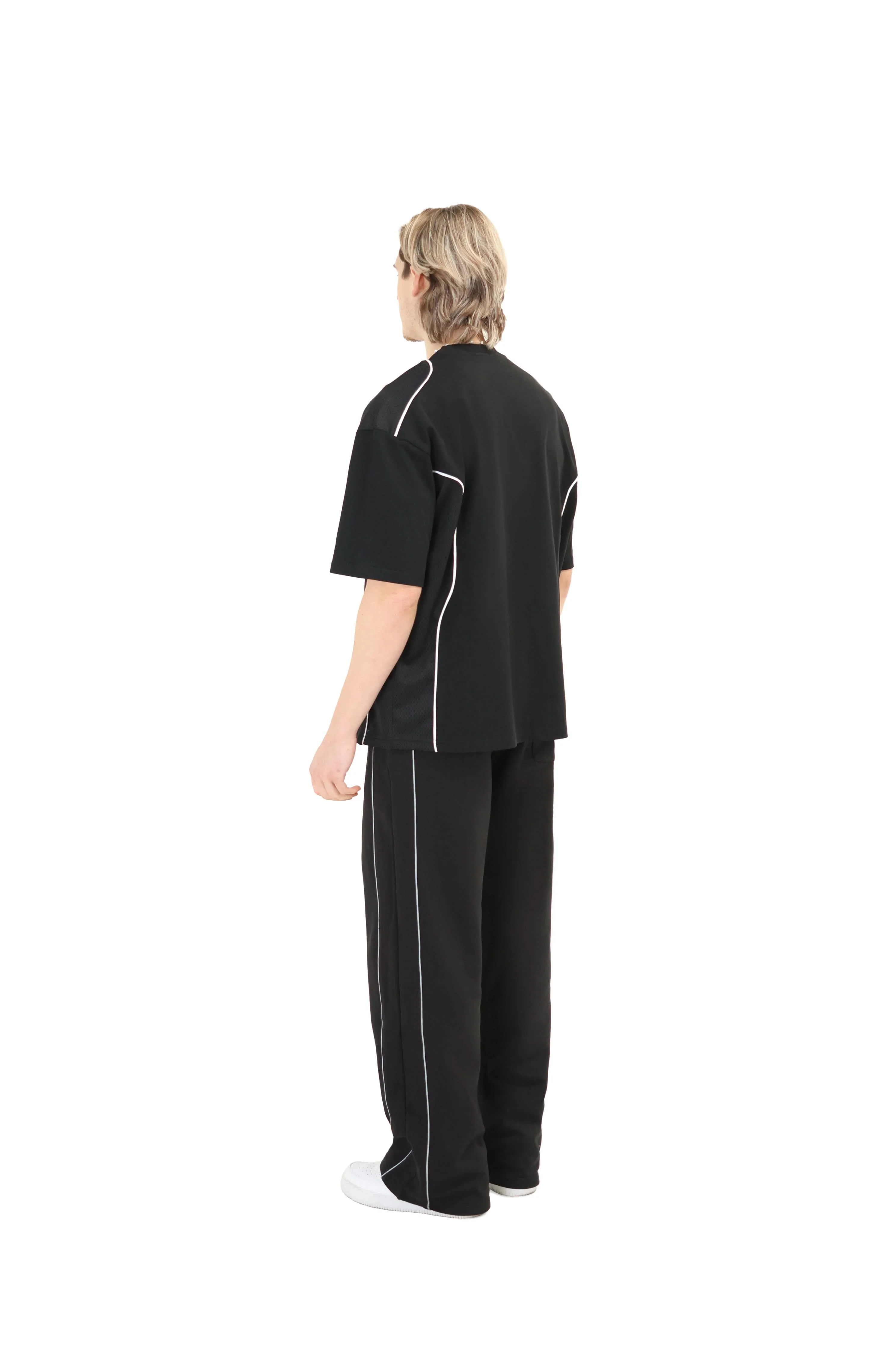 Oversized T Shirt with Piping - Image 5