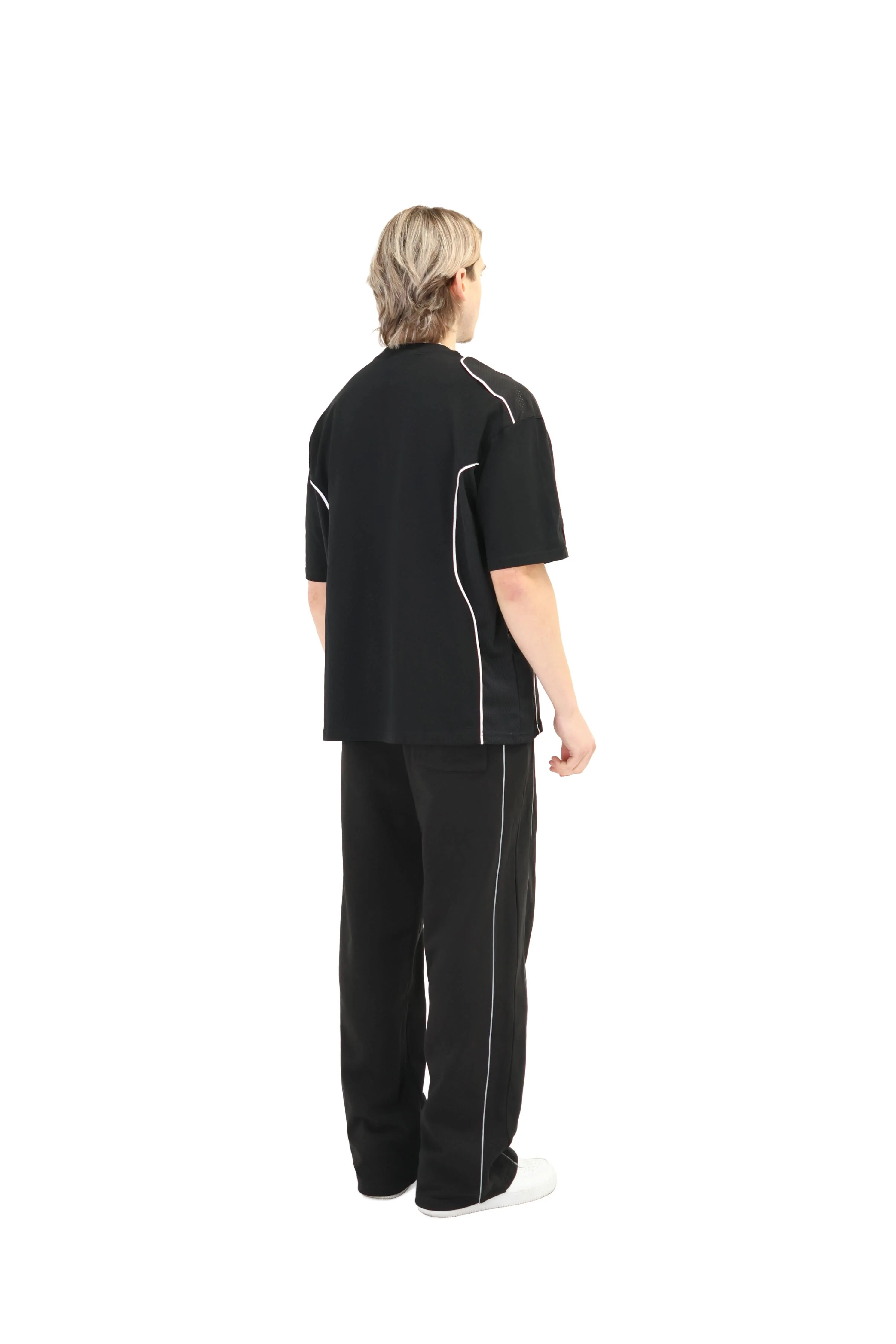 Oversized T Shirt with Piping - Image 7