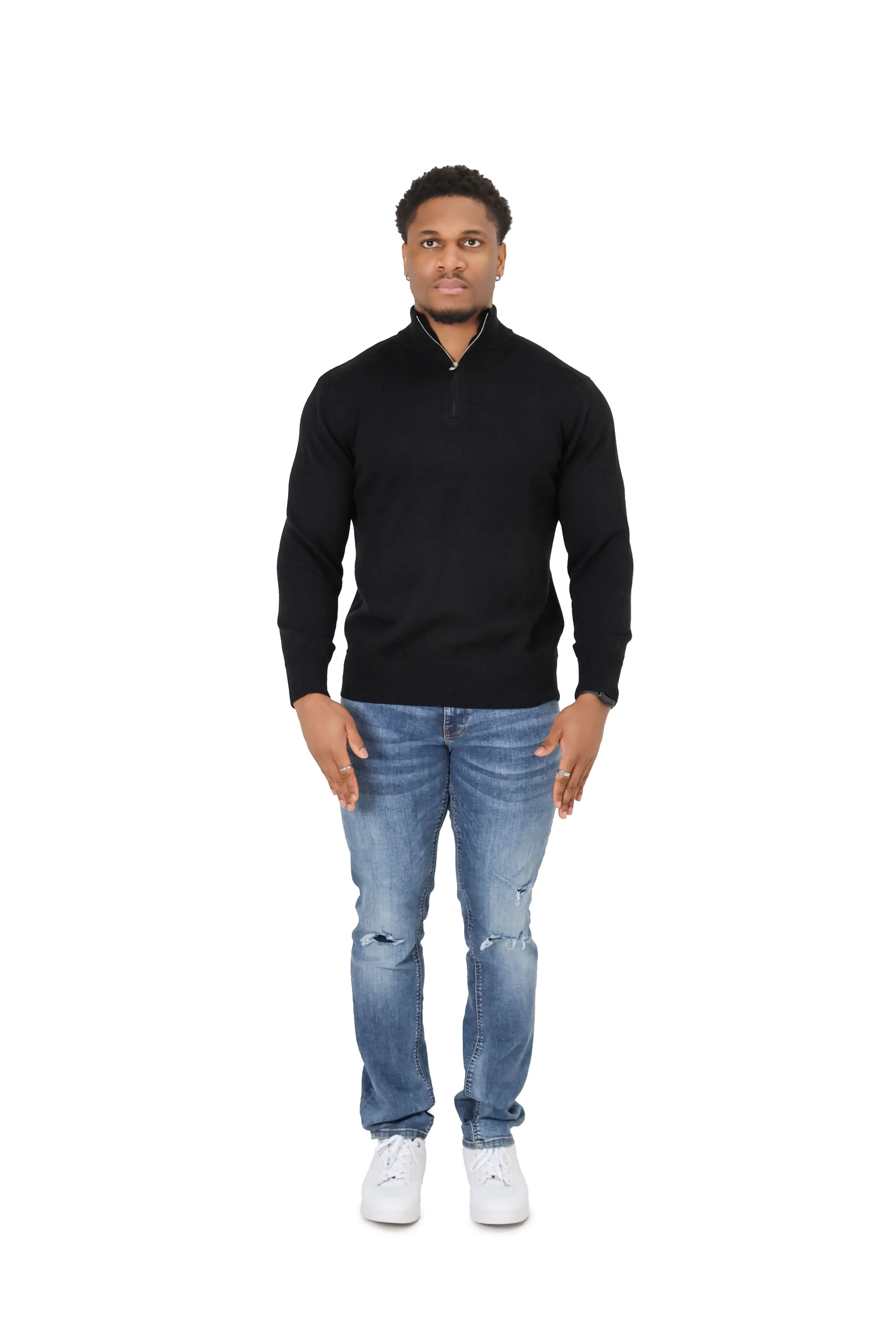 Luxury Silky Wool Knit Quarter Zip - Image 10