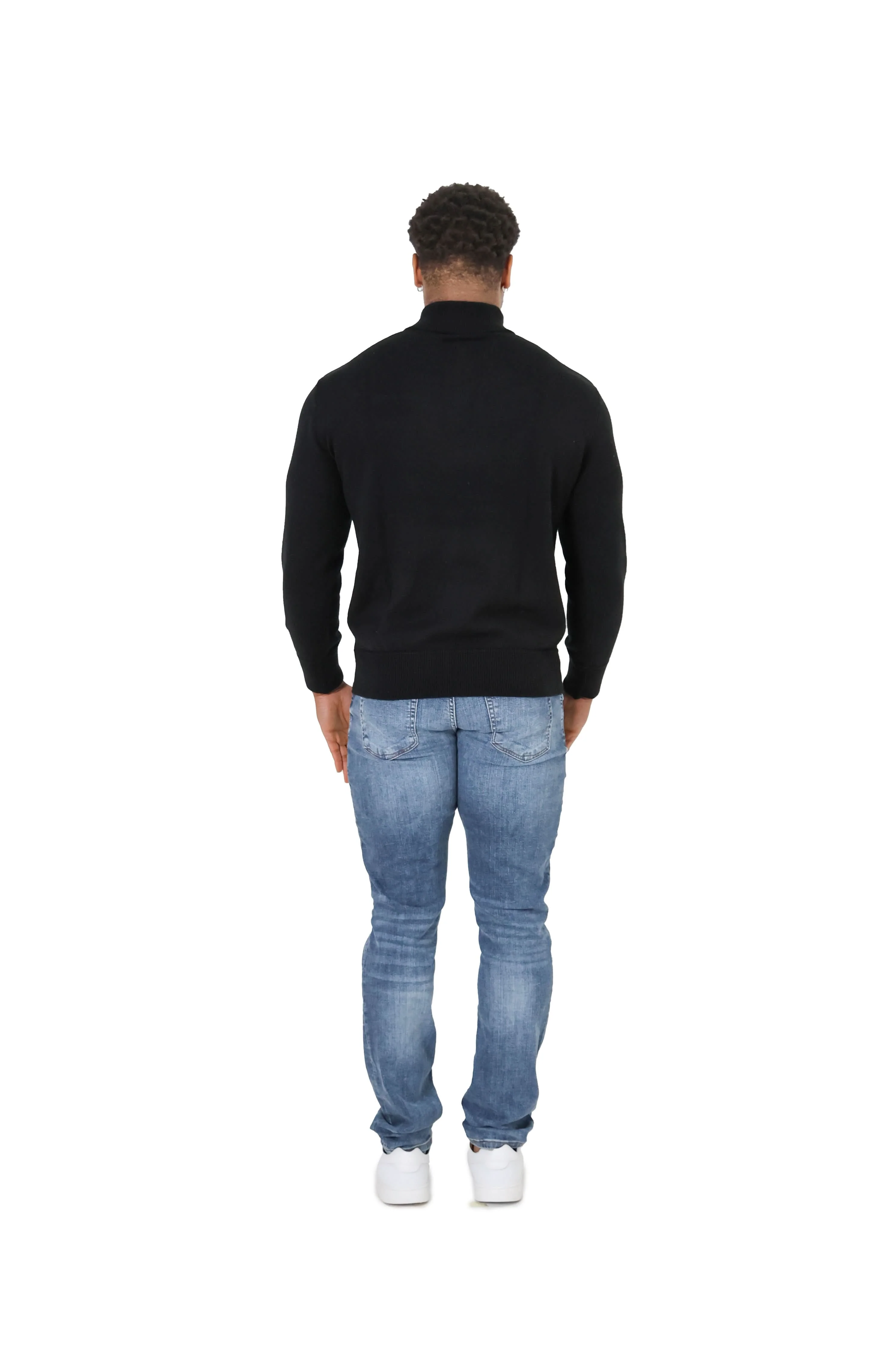 Luxury Silky Wool Knit Quarter Zip - Image 14