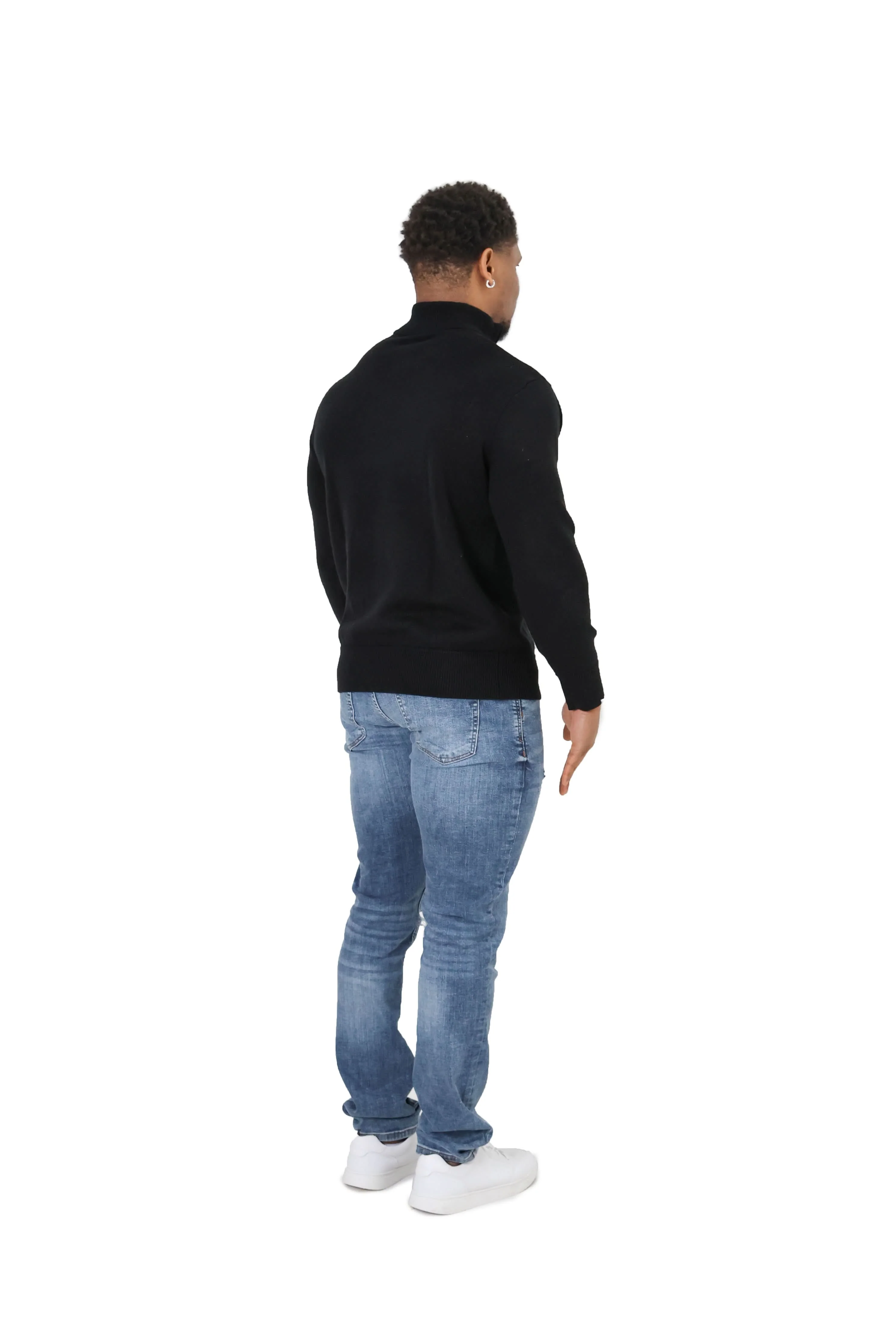 Luxury Silky Wool Knit Quarter Zip - Image 15