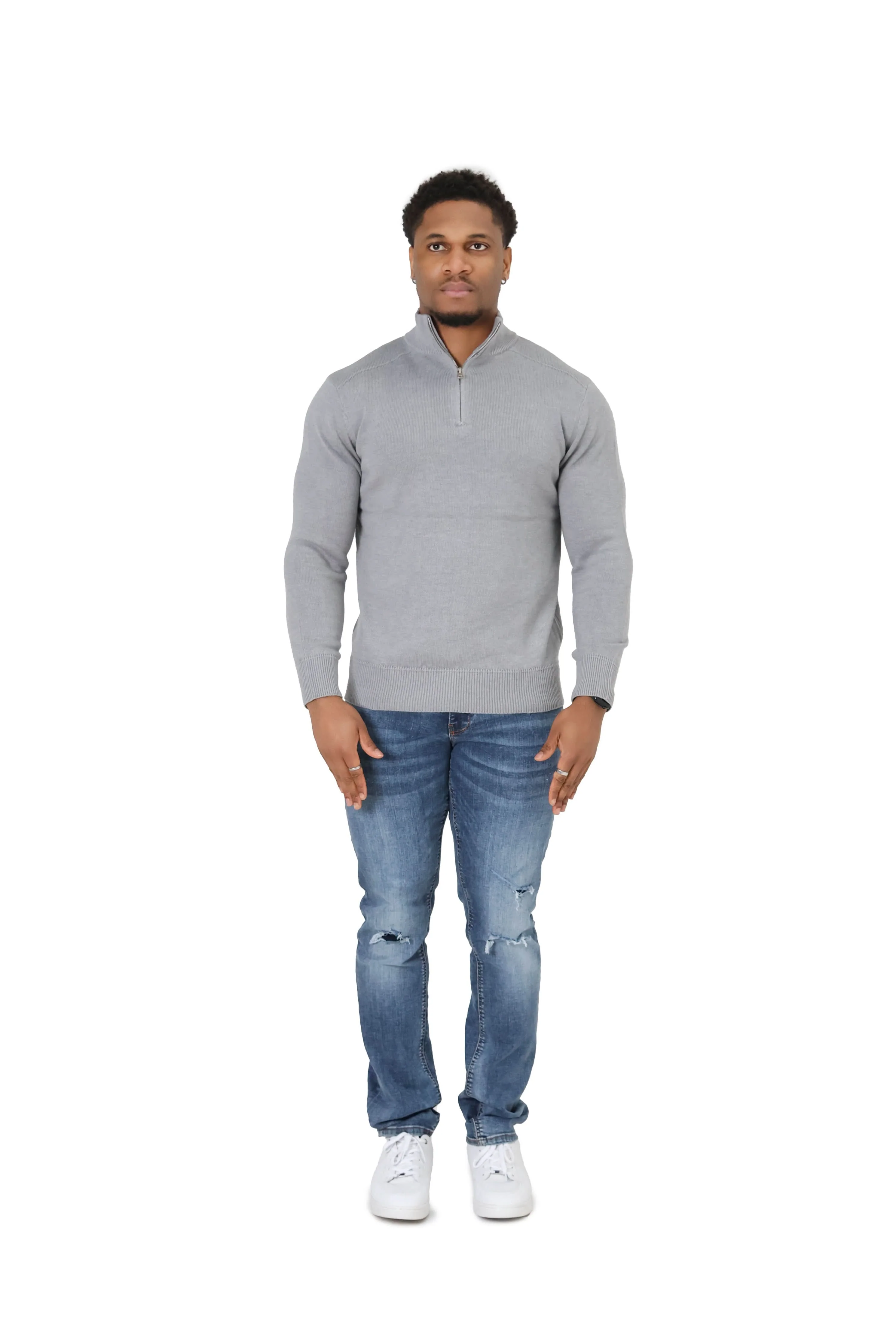 Luxury Silky Wool Knit Quarter Zip - Image 18
