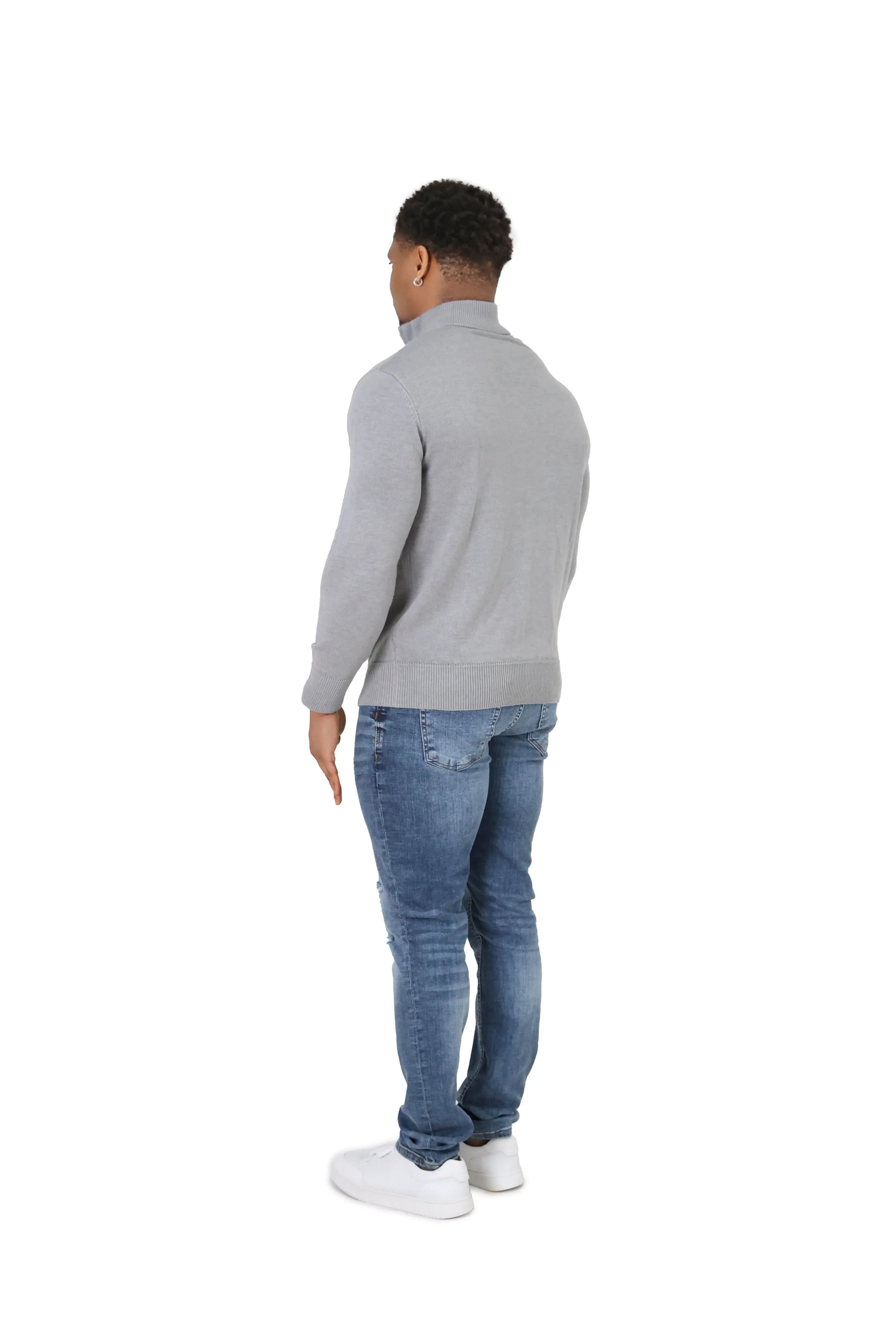 Luxury Silky Wool Knit Quarter Zip - Image 21