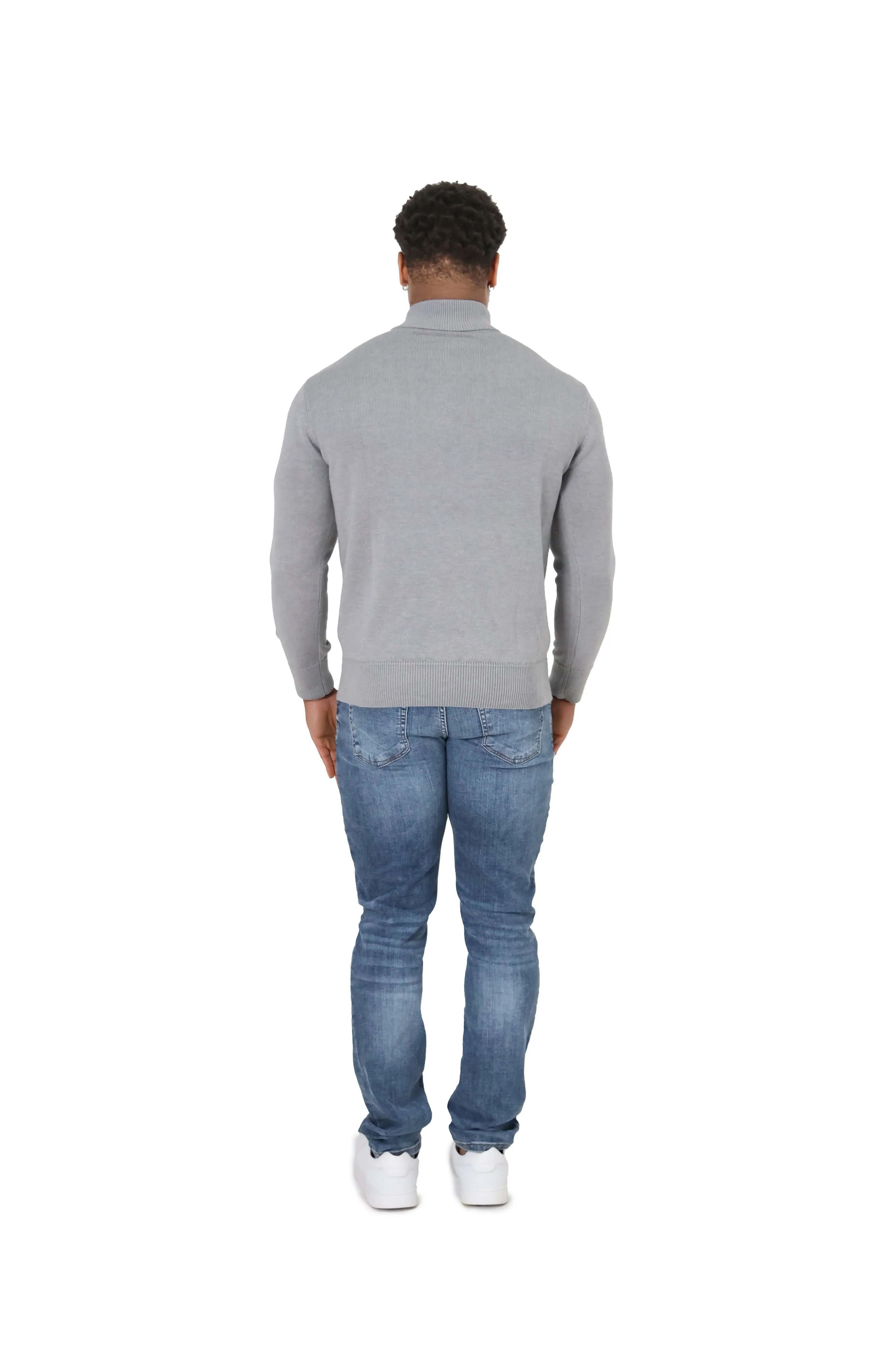 Luxury Silky Wool Knit Quarter Zip - Image 22