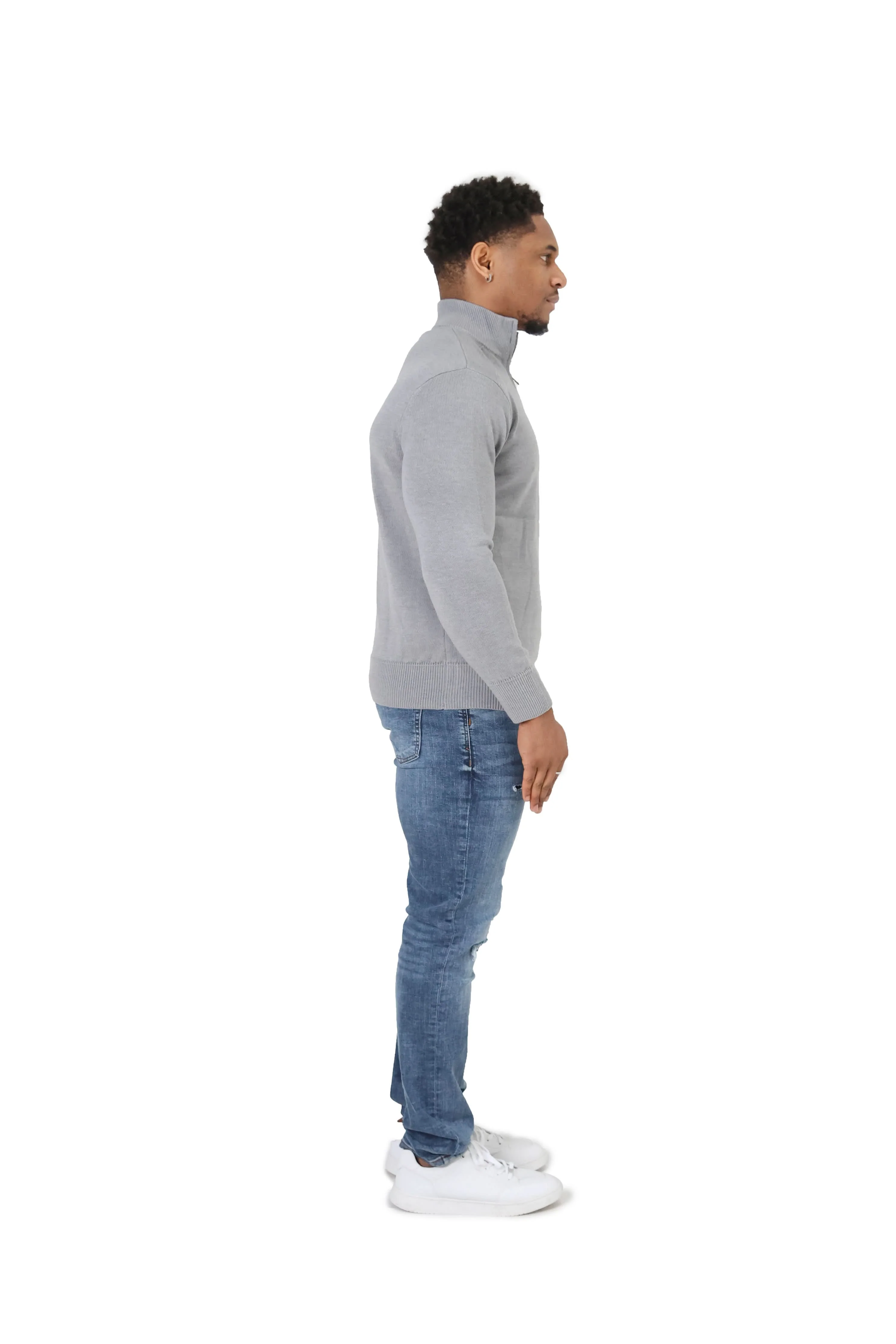 Luxury Silky Wool Knit Quarter Zip - Image 24