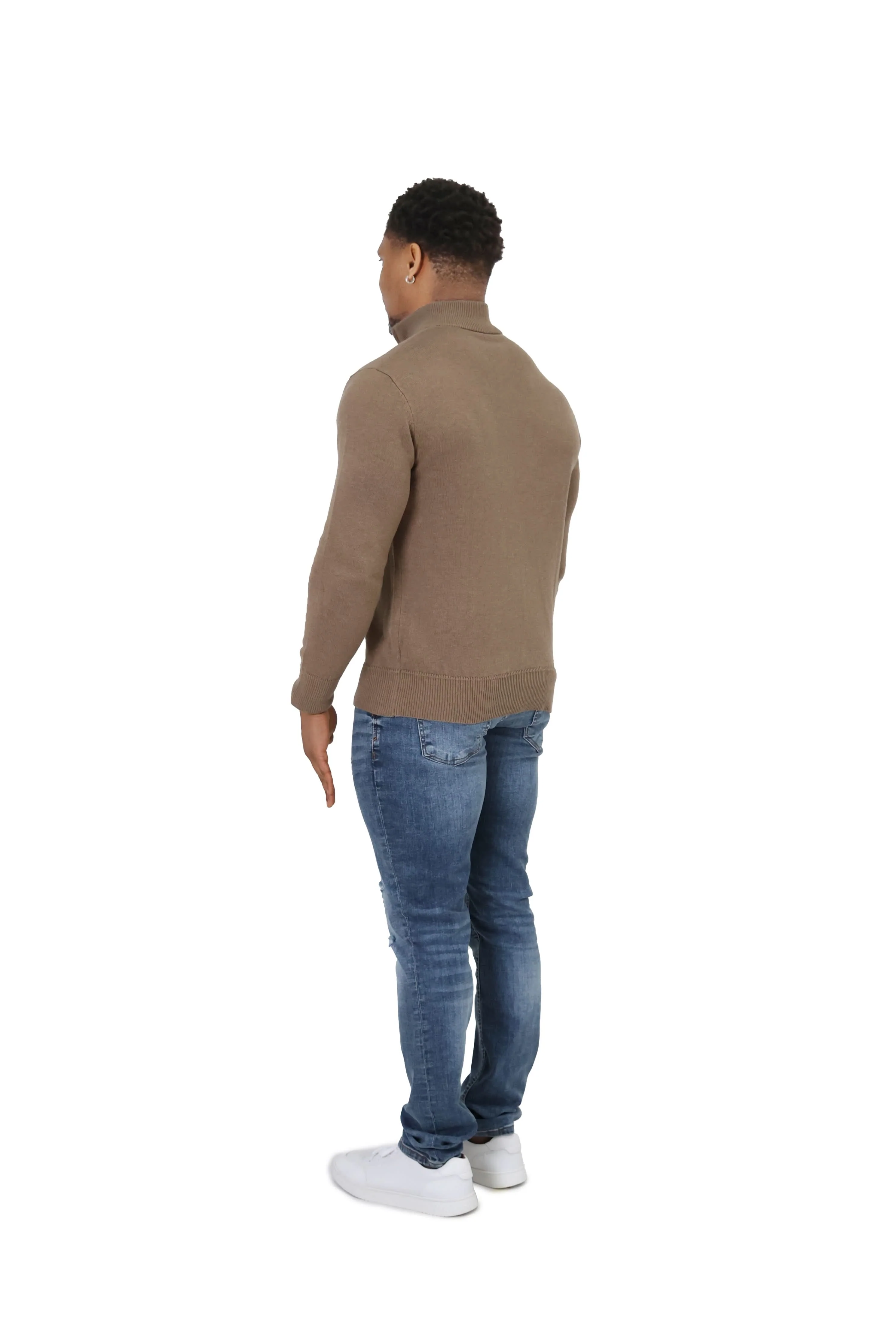 Luxury Silky Wool Knit Quarter Zip - Image 5