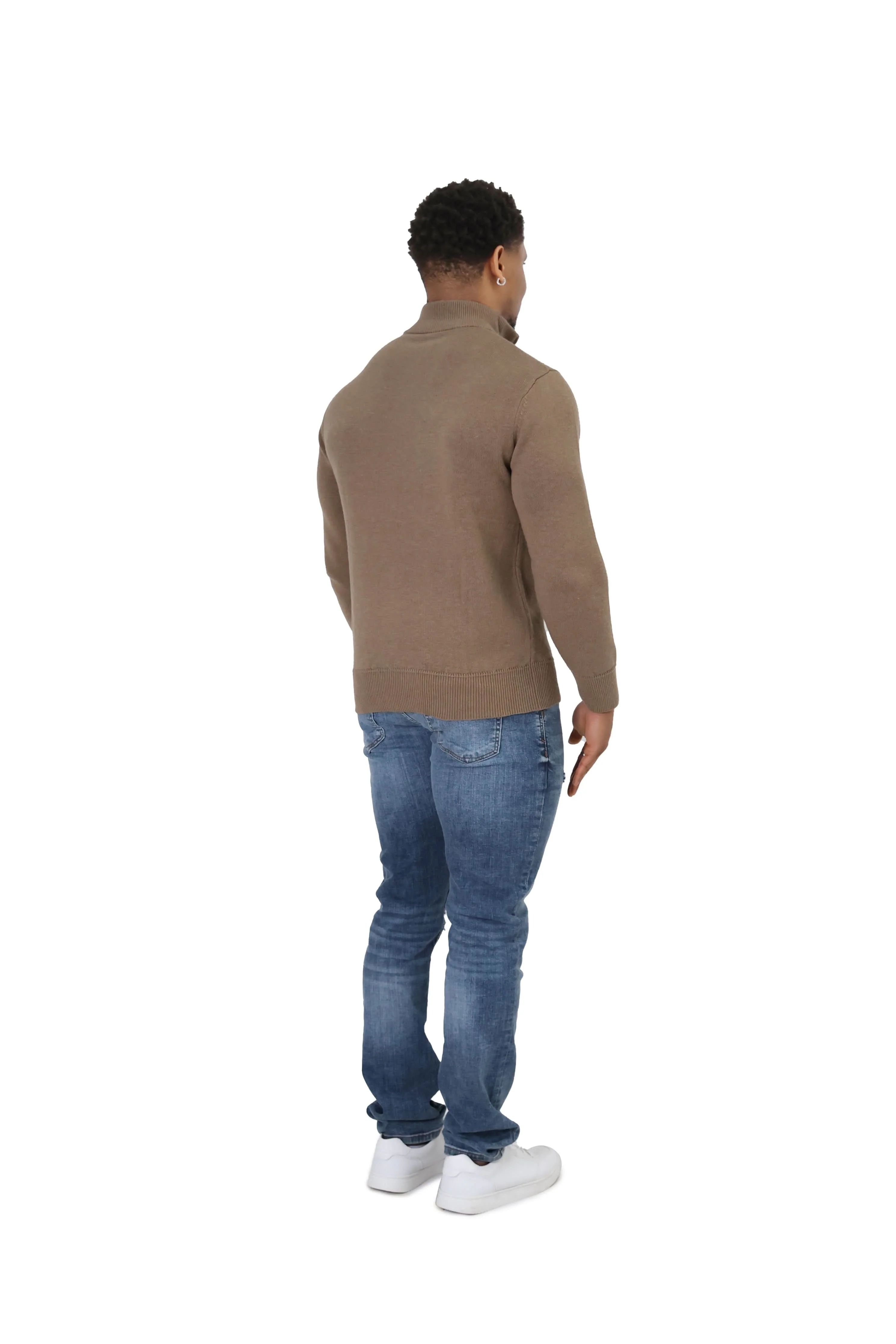 Luxury Silky Wool Knit Quarter Zip - Image 7